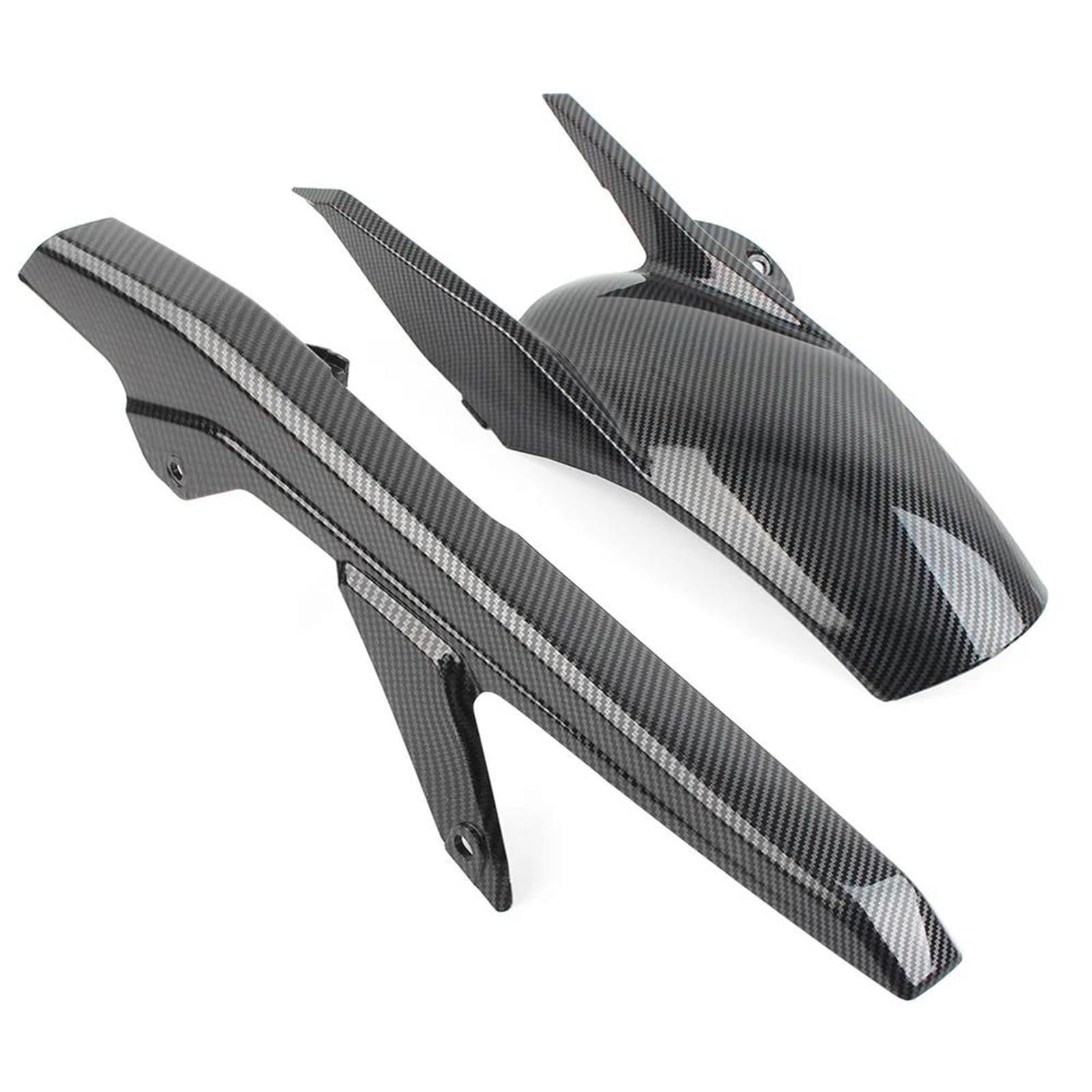 Kotflügel 2 Stücke Motorrad Hinterreifen Hugger Fender Motorrad Kotflügel Kettenschutz Für CB650R CBR650R 2022 2021 2020 2019 Motorrad Kotflügel(Carbon) von CEIKOPQS