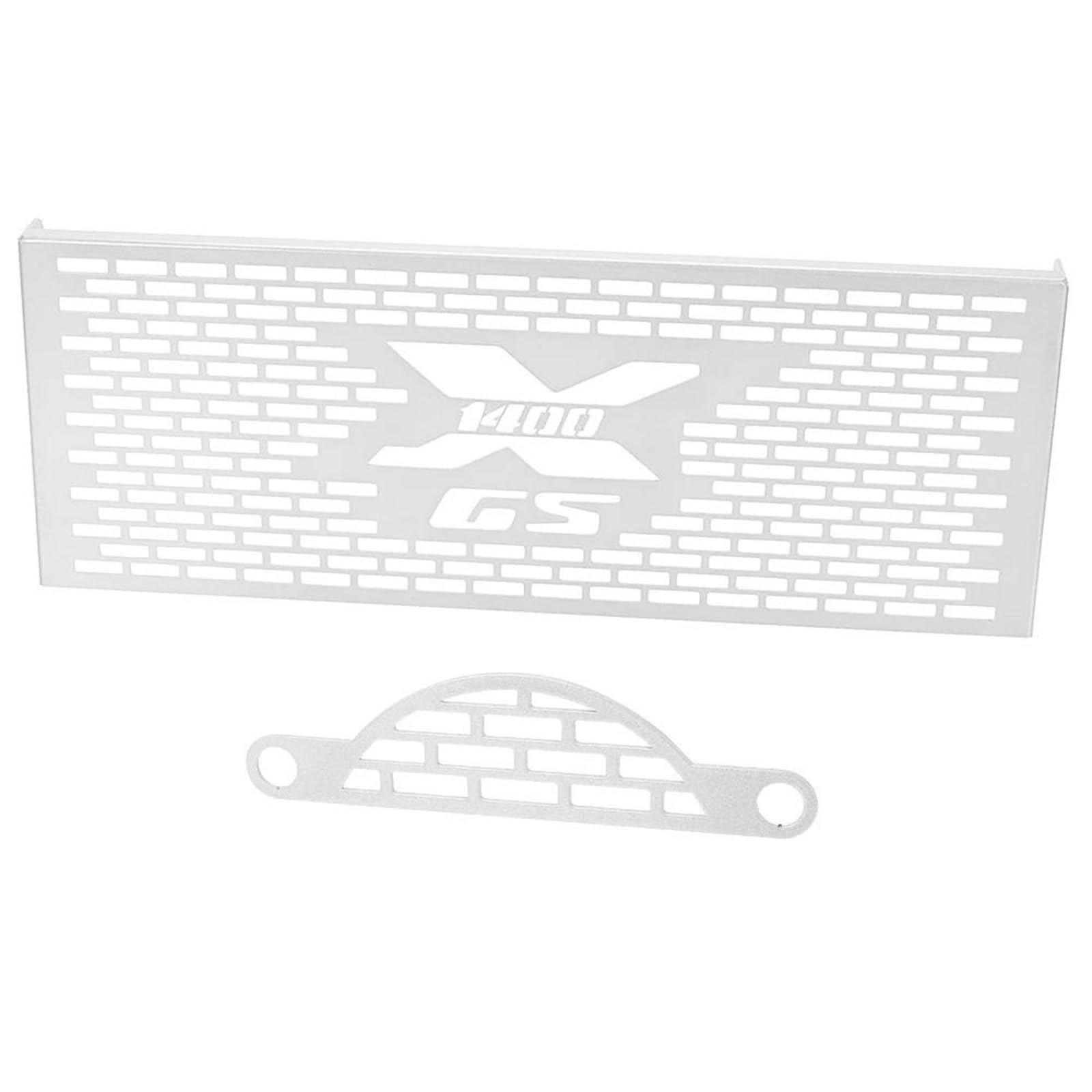 Kühler Schutz FÜR Suzuki GSX1400 2002-2003-2004-2005-2006-2007 EIN Set Motorrad Aluminium Kühler Schutz Grille Abdeckung wachen GSX 1400(A Silver) von CEIKOPQS