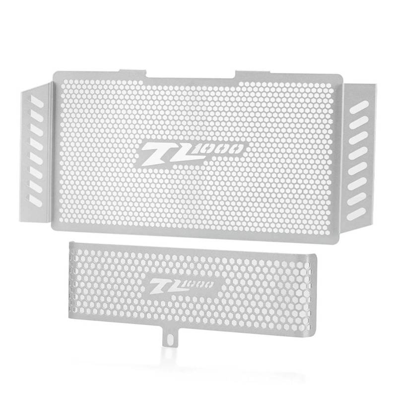 Kühler Schutz FÜR Suzuki TL 1000S TL1000S TL 1000 S 1997-1999 2000 2001 Motorrad Zubehör Kühlergrill Schutz Abdeckung Kühler Schutz(Silver) von CEIKOPQS