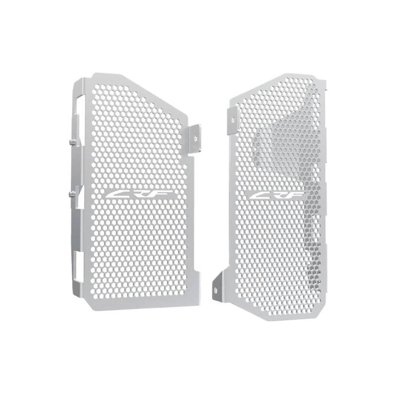 Kühler Schutz Für CRF450L CRF450X CRF 450L 450 XL Kühler Schutz Grille Abdeckung Wasser Tank Net 2019-2022 2021 2020 2024 2023 Motorräder(Silver) von CEIKOPQS