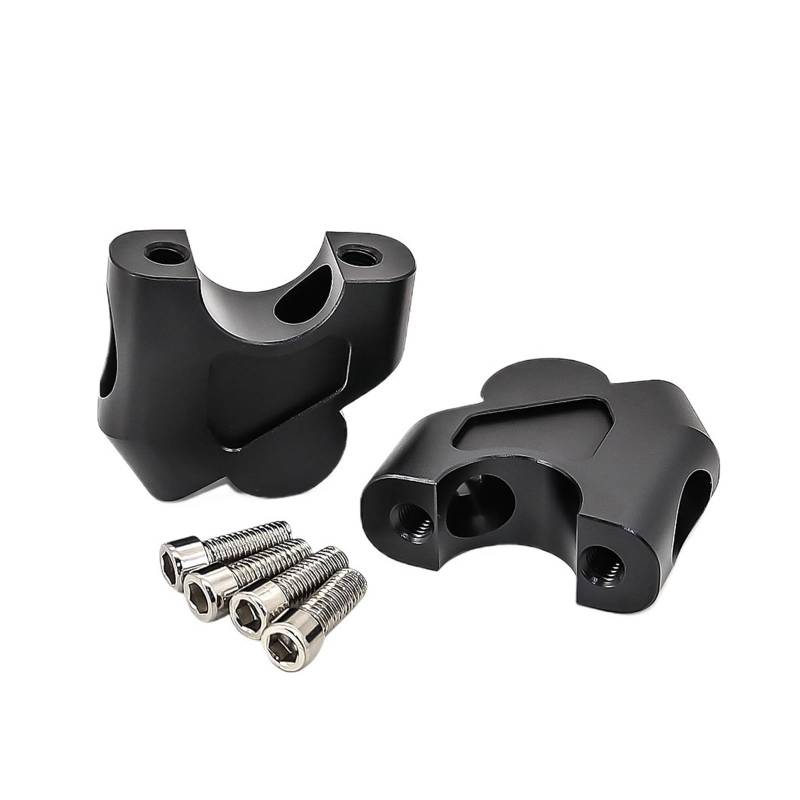 Lenkererhöhung Motorrad Für CB500X CB 500 X CB500F CB400X CB400F 2021 Lenker Riser Drag Griff Bar Clamp Verlängern Adapter Motorrad Zubehör(Black) von CEIKOPQS