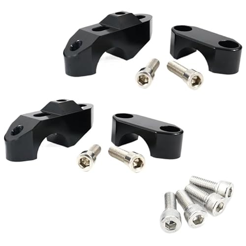 Lenkererhöhung Motorrad Für Triumph Speed ​​Triple 1050i R RS S 1200RS Street Triple 675 R RS S 765 R/RS/S Lenkererhöhungen. Nach Hinten Verschobene Fat Bar Mount Riser(Black) von CEIKOPQS