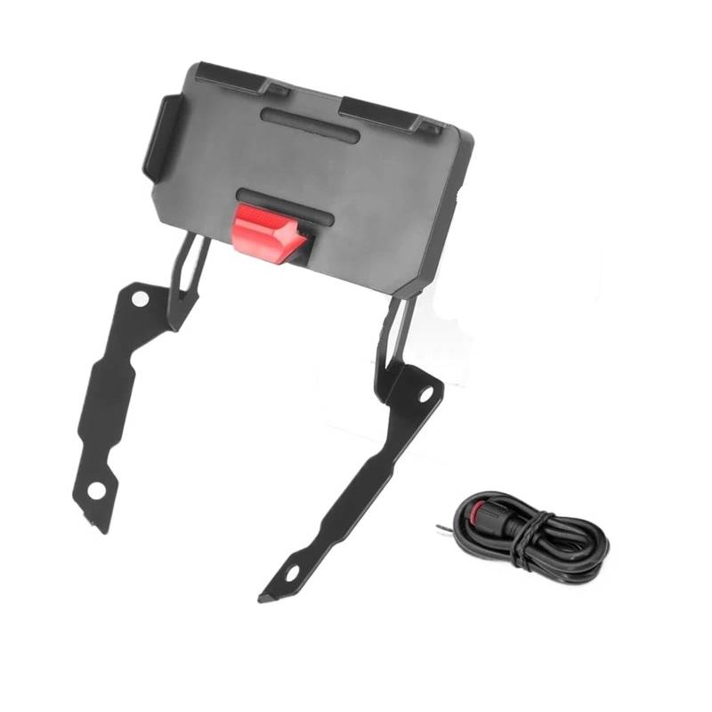 Motorrad GPS Navigationshalterung Für XL750 Für Transalp 2023 2024 XL 750 Motorrad Windschutzscheibe Ständer Halter Telefon Handy GPS Navigation Platte Halterung(Set - 22MM) von CEIKOPQS