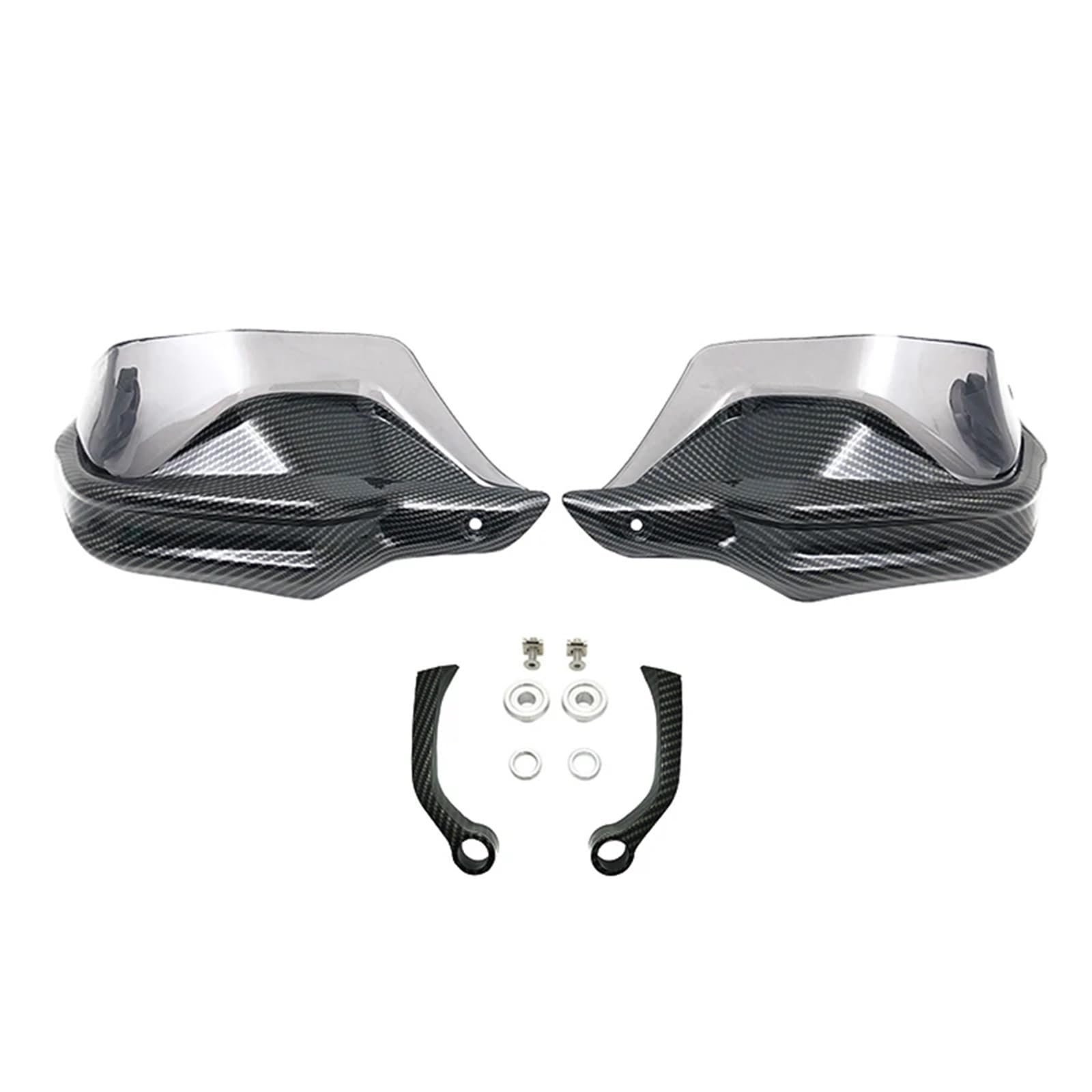 Motorrad Handschutz Für F900R F900XR F900 R/XR F 900XR 900R 2019 2020 2021 2022 2023 Motorrad Handschutz Schild Hand Schutzfolie Windschutzscheibe(Carbon-Black Grey) von CEIKOPQS