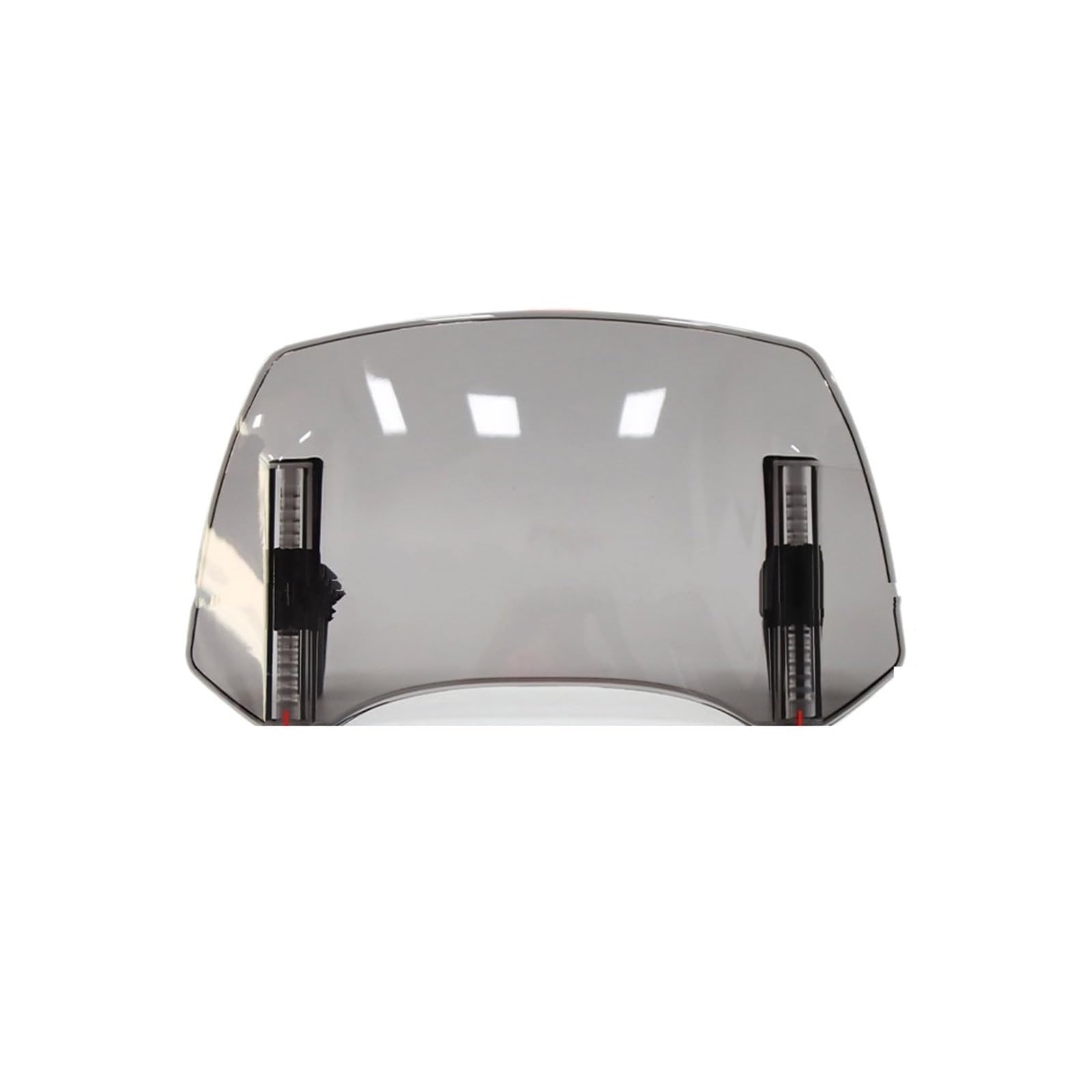 Motorrad Handschutz Für Kawasaki Universal Motorrad Windschutzscheibenverlängerung Verstellbarer Spoiler Clamp-On Windschutzscheibenabweiser(B Smoke) von CEIKOPQS