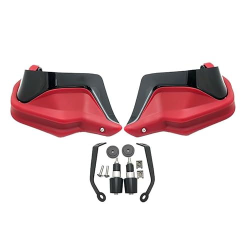 Motorrad Handschutz Für Suzuki DL250 V-Strom DL 250 VStrom VStrom250 GW250 2017-2021 2019 2020 Handschutz Hand Schild Schutz Windschutzscheibe Motorrad(Red Black Set) von CEIKOPQS