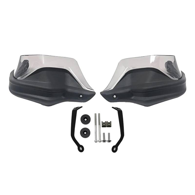 Motorrad Handschutz Für TRANSALP750 XL750 TRANSALP 750 Handschutz Motorrad Handprotektoren Lenker Wachen Windschutzscheibe Handprotektoren Schild Wachen(Black Grey Set) von CEIKOPQS