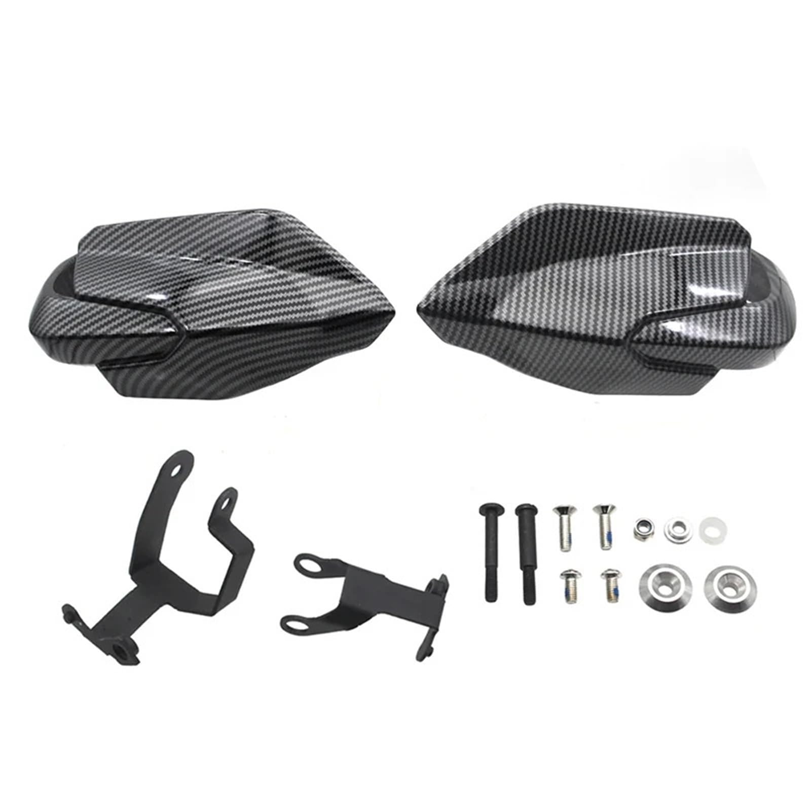 Motorrad Handschutz Für Tiger 660 Tiger Sport 660 Tiger660 2022 2023 Motorrad Carbon Handschutz Schild Hand Schutzfolie Windschutzscheibe(Carbon Look) von CEIKOPQS