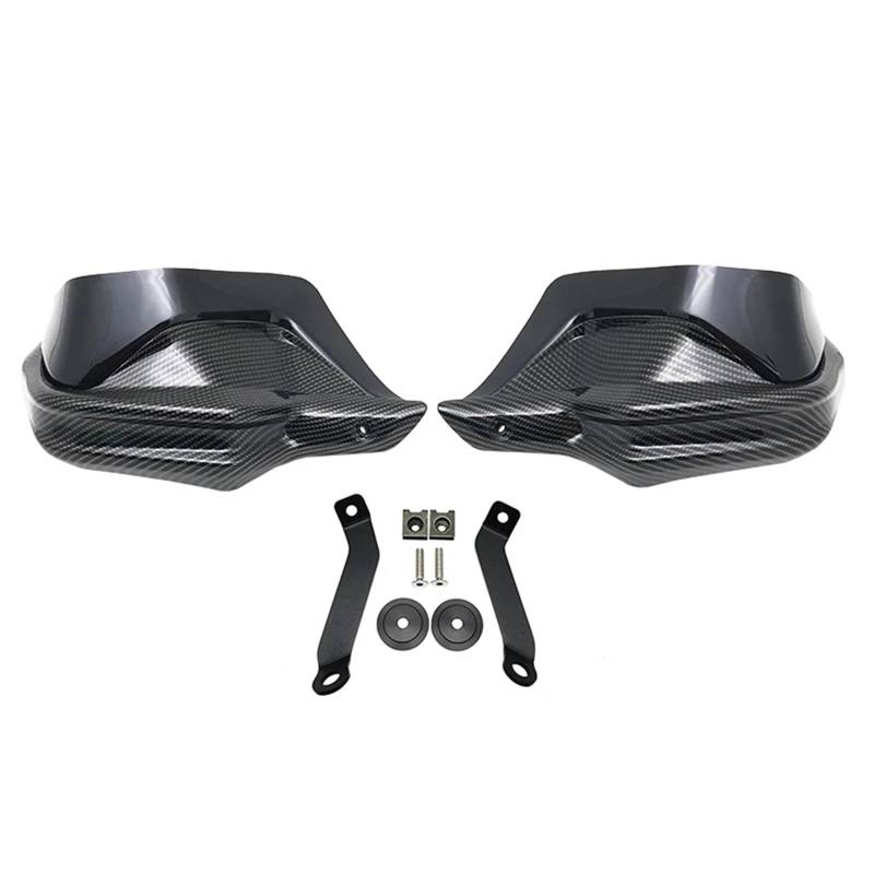 Motorrad Handschutz Für X-ADV 750 XADV 750 XAD750 2017-2022 2020 2021 2023 Motorrad Handprotektoren Schild Guards Windschutzscheibe Hand Wind Schutz(Carbon Black Set) von CEIKOPQS