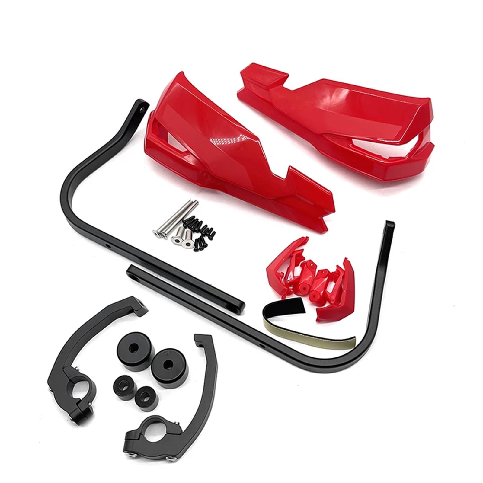 Motorrad Handschutz Für XL750 Transalp XL 750 2023-2024 Motorrad Handschutz Lenker Windschutzscheibe Handschutz Bremse Kupplungshebel Schutz(Red) von CEIKOPQS