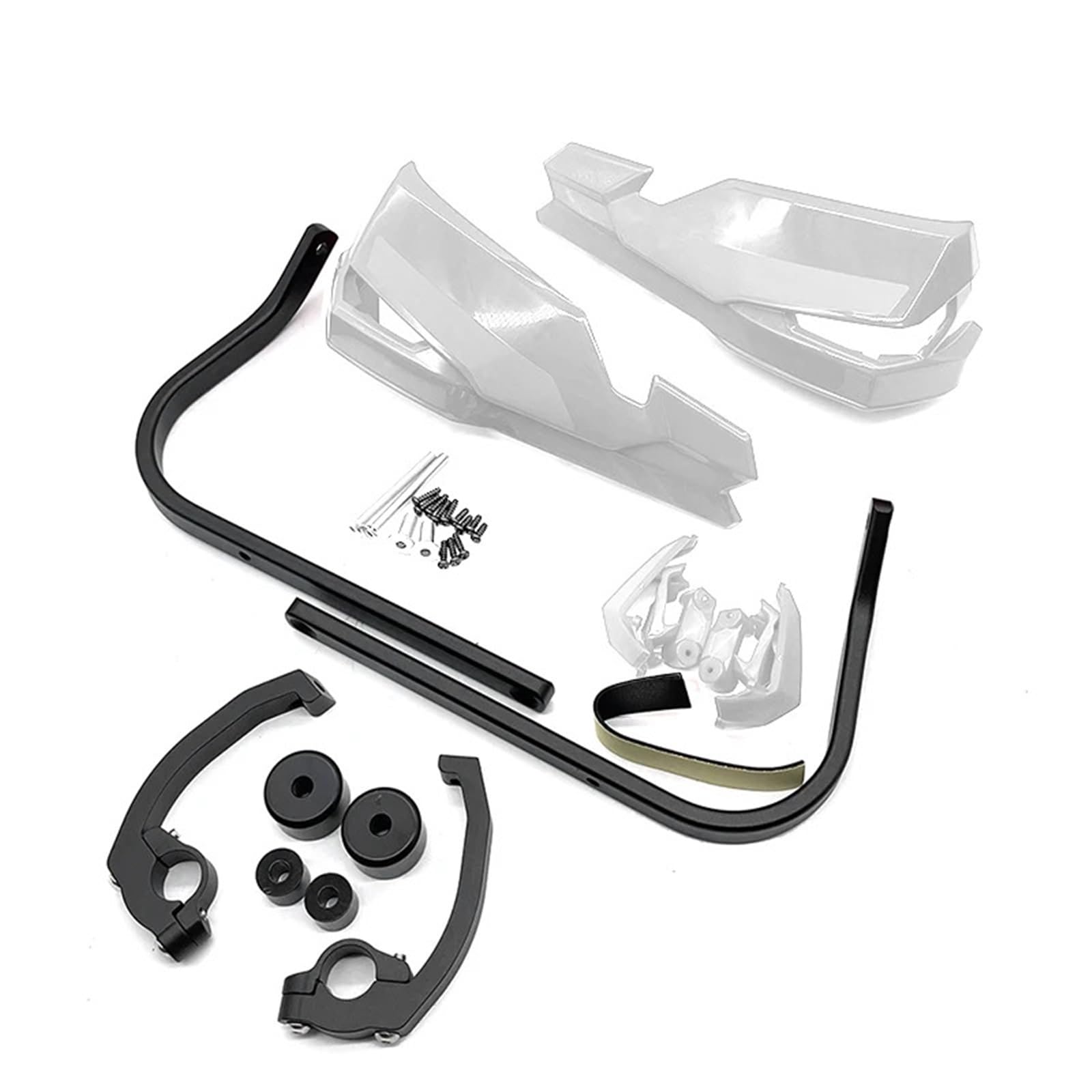 Motorrad Handschutz Für XL750 Transalp XL 750 2023-2024 Motorrad Handschutz Lenker Windschutzscheibe Handschutz Bremse Kupplungshebel Schutz(White) von CEIKOPQS