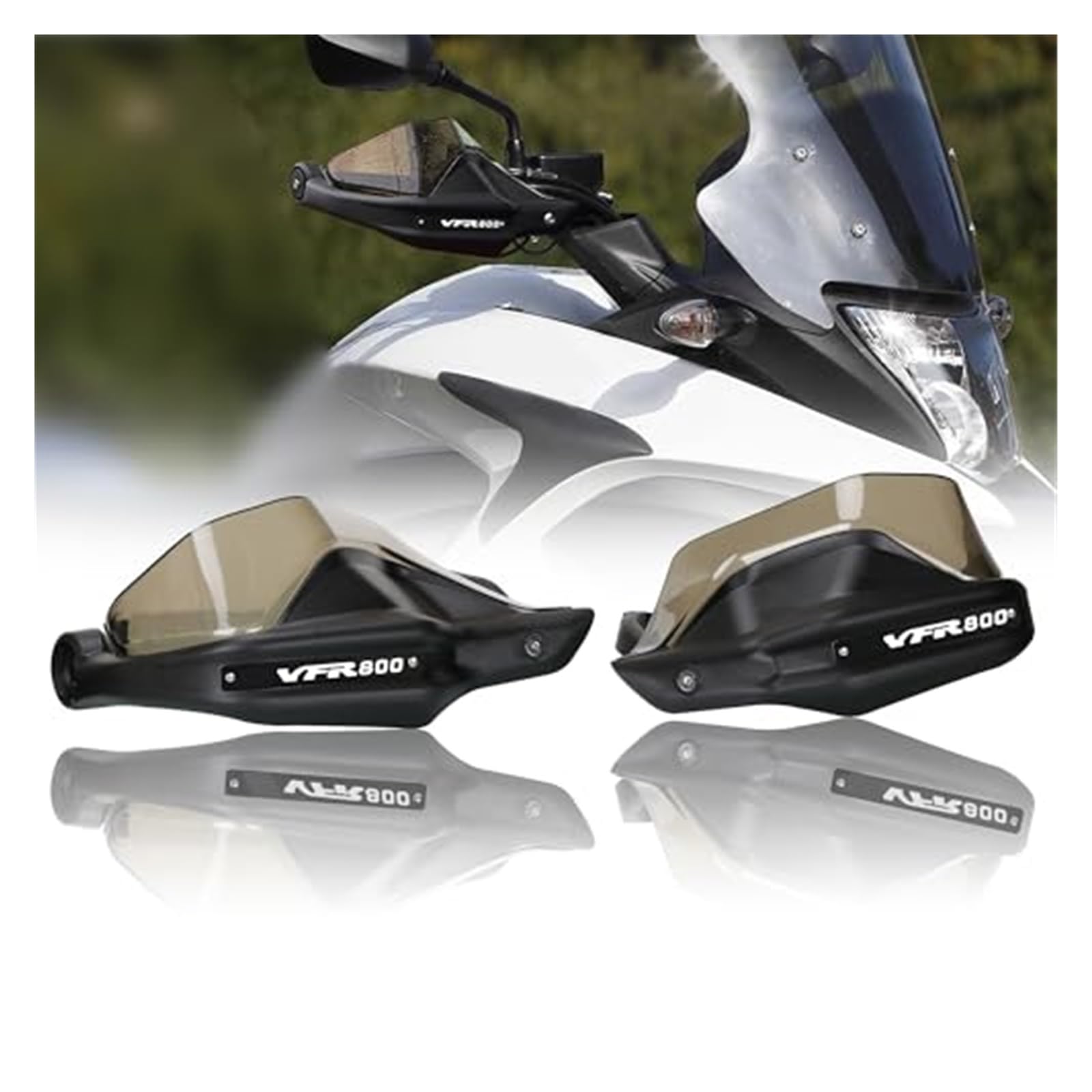 Motorrad Handschutz Handschützer, spezieller Handschutz, Motorrad-Handschützer, Lenkerschützer, Windschutzscheibe für VFR800X VFR 800 X Crossrunner 2015–202(3) von CEIKOPQS