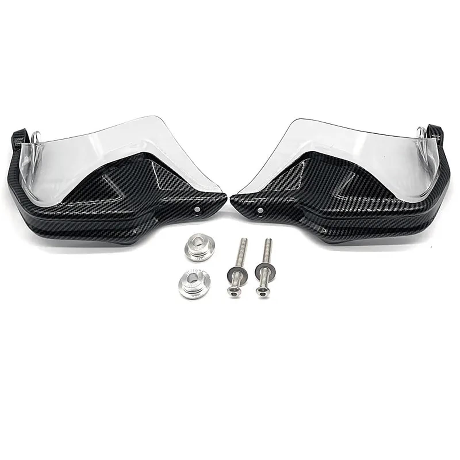 Motorrad Handschutz Handschutz Für F750GS F800GS F850GS Adventure 2023 Motorrad Handschutz Schild Schutz Handschutz Griffschutz(Carbon Look Clear) von CEIKOPQS