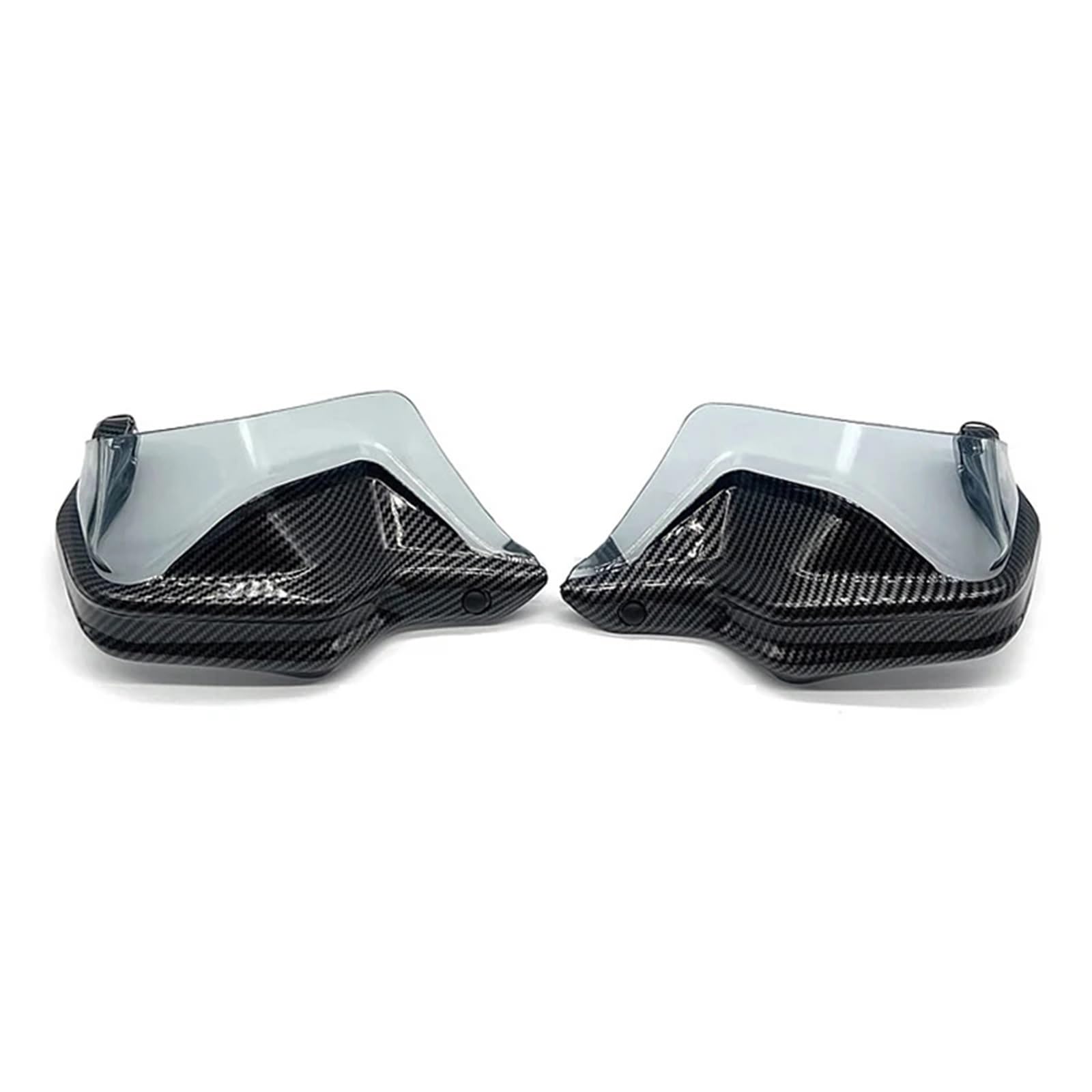 Motorrad Handschutz Motorrad Handprotektoren Schild Guards Windschutzscheibe Hand Wind Schutz Für Loncin Voge 500 DS 500/DS 500DS 500-DS(Carbon Smoke-1Set) von CEIKOPQS