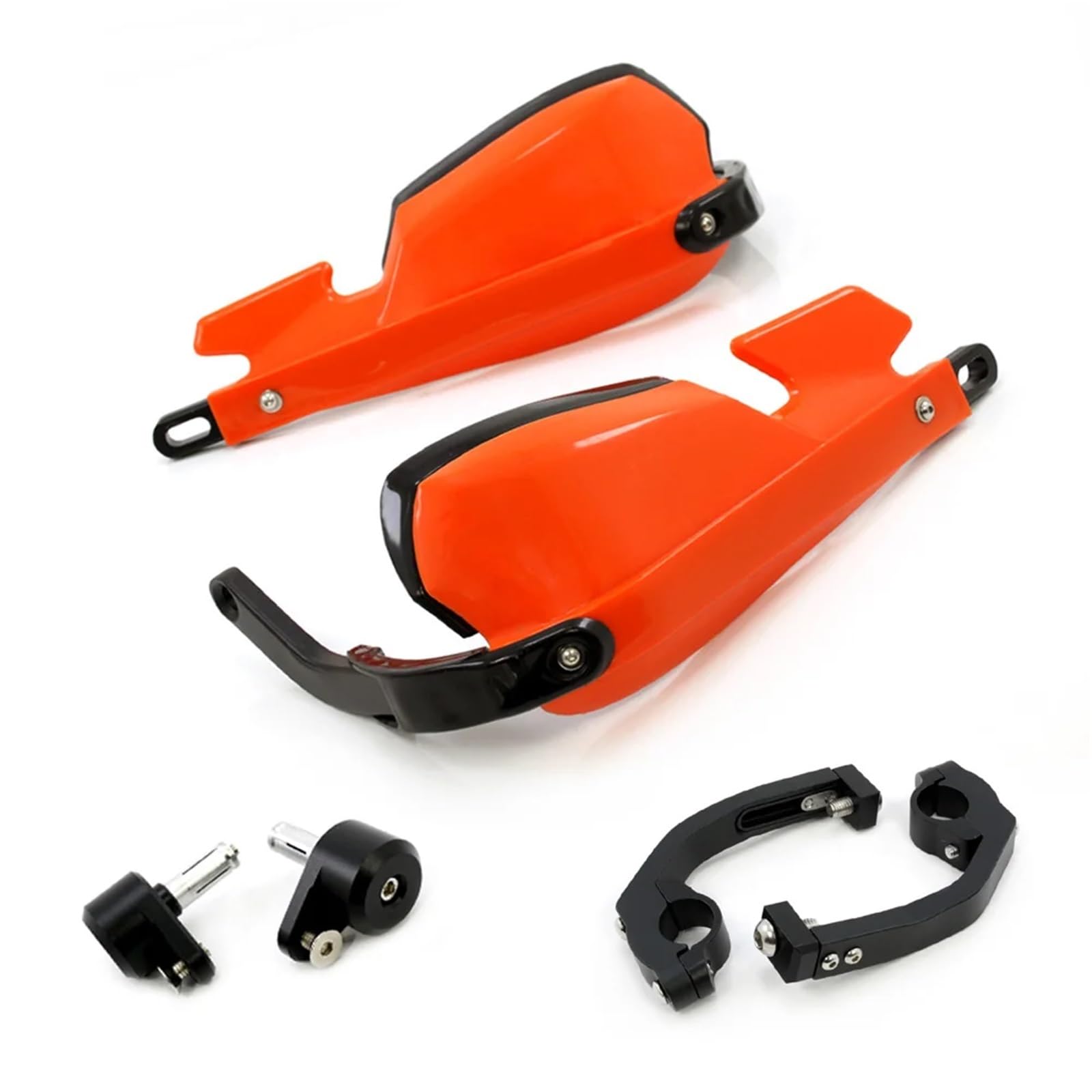 Motorrad Handschutz Motorrad Wind Schild Griff Hand Guards Motocross Handprotektoren Hand Guard Shield Schutz Für Africa Twin CRF1000L DTC(Orange) von CEIKOPQS