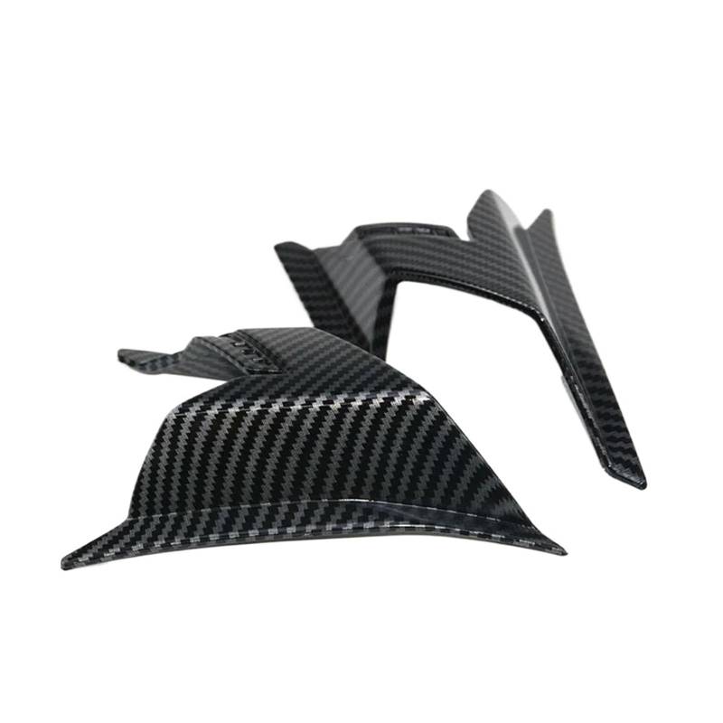 Motorrad Spoiler Für ADV160 2022 2023 1 Paar Motorrad Aerodynamische Verkleidung Winglet ABS Spoiler Kompatible Modelle Seitenspoiler Zubehör(Carbon Fiber) von CEIKOPQS