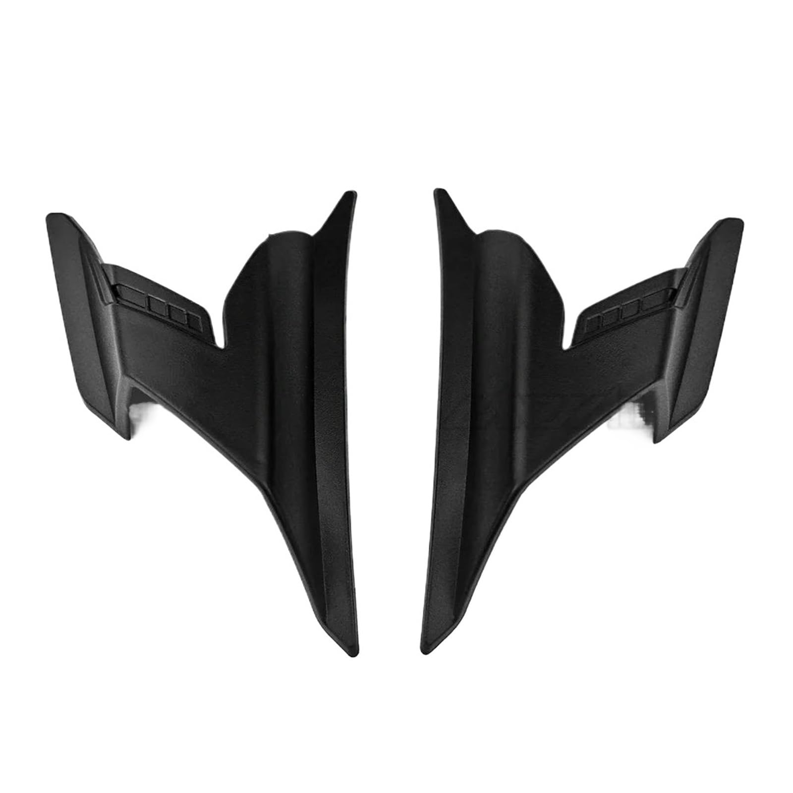 Motorrad Spoiler Für ADV160 2022-2024 Motorrad Winglets Seitenverkleidungen Aerodynamische Flossenkleber Links Rechts Flügel Zubehör(Black) von CEIKOPQS