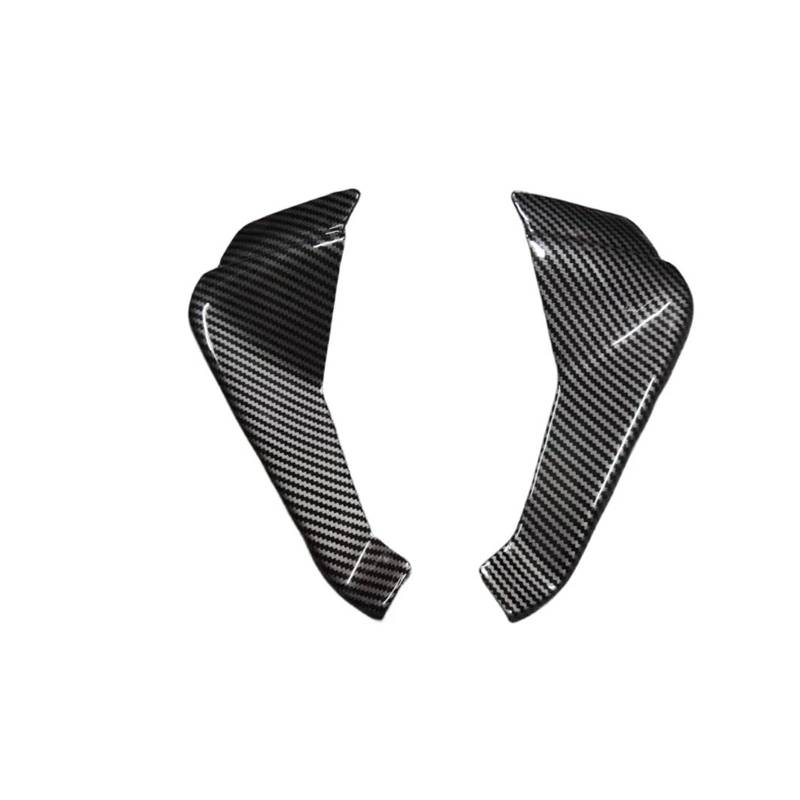 Motorrad Spoiler Für Aprilia RS 660 Für RS660 2021-2024 Front Lip Wind Flügel Abdeckung Kegel Aerodynamik Verkleidung Winglets Motorrad Zubehör(Stripe of Carbon) von CEIKOPQS