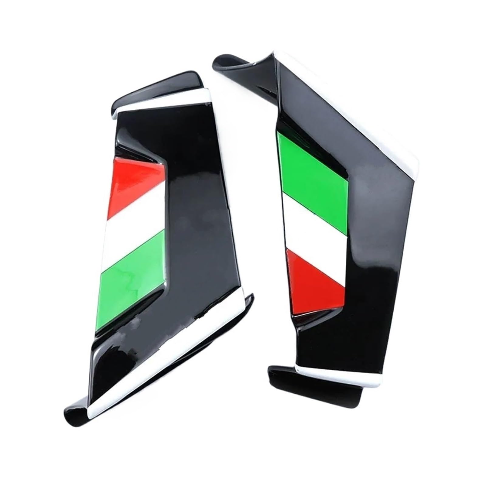 Motorrad Spoiler Für Aprilia RS660 Tuono 660 2021 2022 2023 Motorrad Seite Winglet Spoiler Wind Fluss Befestigung Flügel Front Verkleidung(Black) von CEIKOPQS