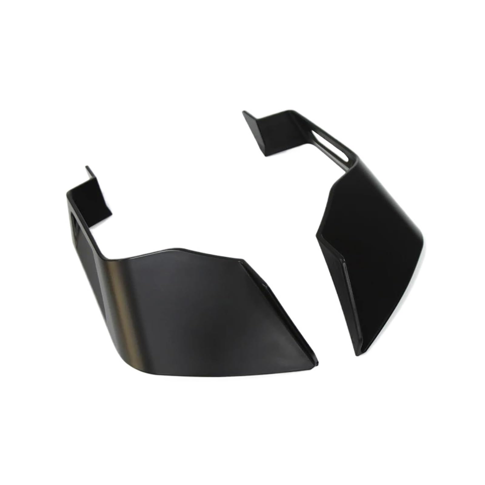 Motorrad Spoiler Für Aprilia Tuono V4 1100 2023 Downforce Racing Spoiler Aero Winglets Seite Windabweiser Windschutzscheibe Aerodynamischer Flügel(Black) von CEIKOPQS