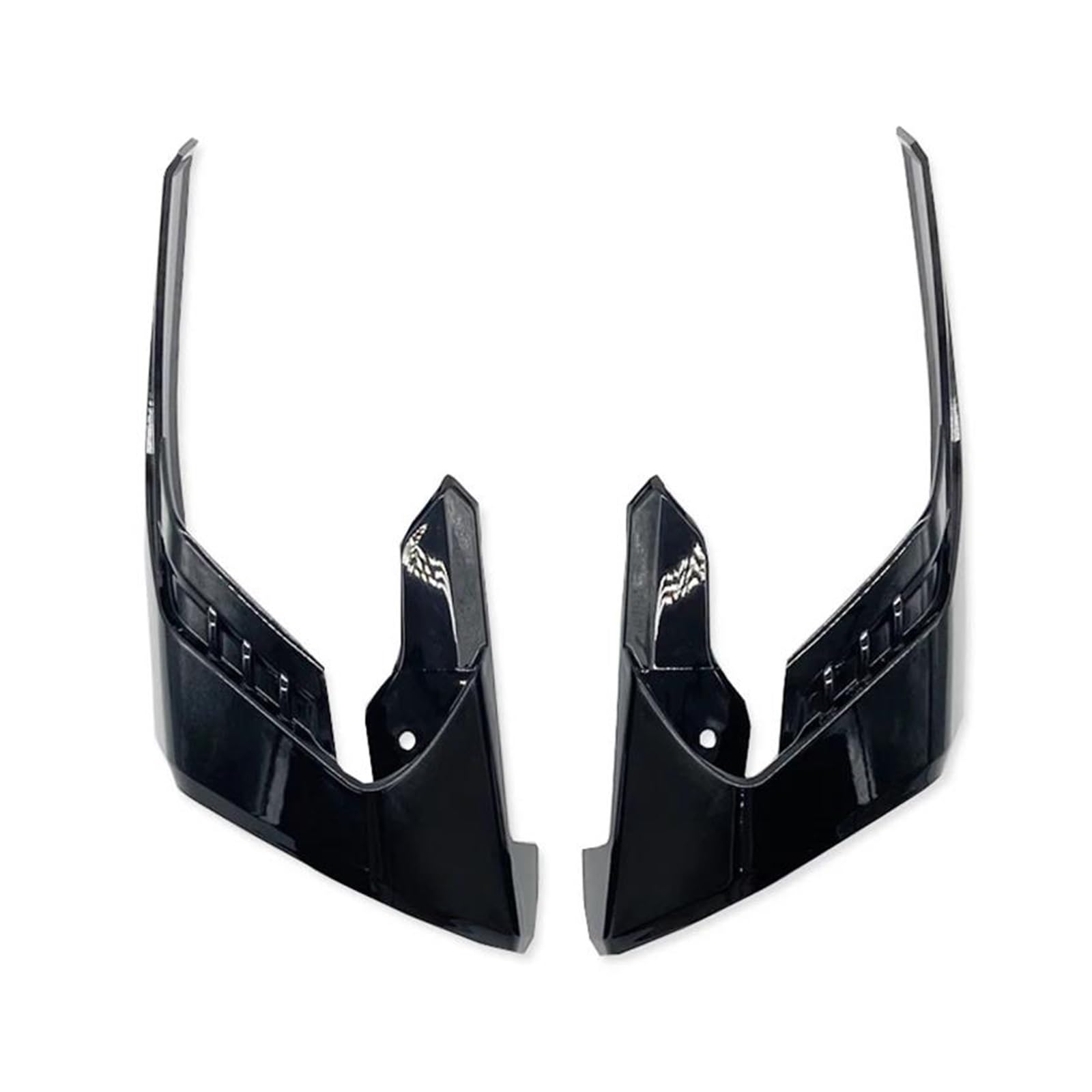 Motorrad Spoiler Für CB650 R 2018-2023 Winglets Motorrad Fin Trim Abdeckung Flügel Protector Wind Verkleidung Kits Zubehör(Glossy Black) von CEIKOPQS