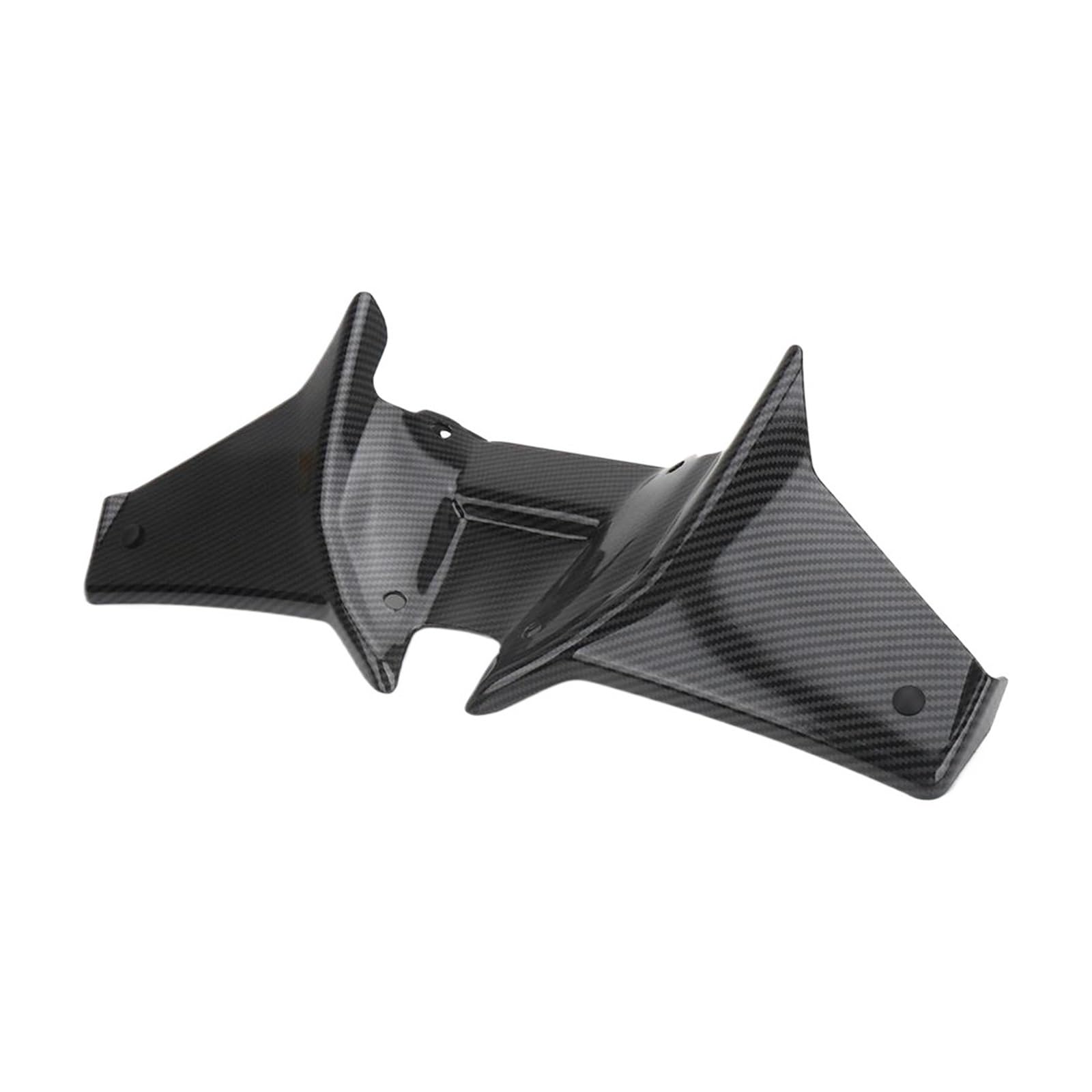 Motorrad Spoiler Für CB750 Hornet CB 750 Hornet 2023 2024 Sport Downforce Motorrad Frontspoiler Nackte Forntal Spoiler Flügel Deflektor(Carbon Fiber) von CEIKOPQS