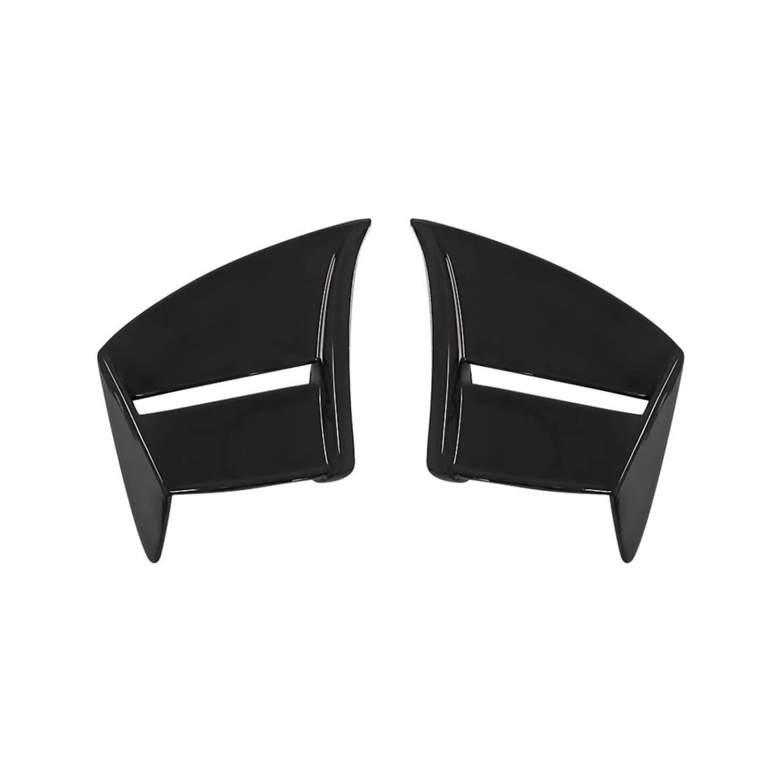 Motorrad Spoiler Für CBR1000RR 2017 2018 2019 Motorrad Fixed Wing Verkleidung Geeignete Seite Flügel Zubehör Motorrad Wind Flügel(Bright Black) von CEIKOPQS