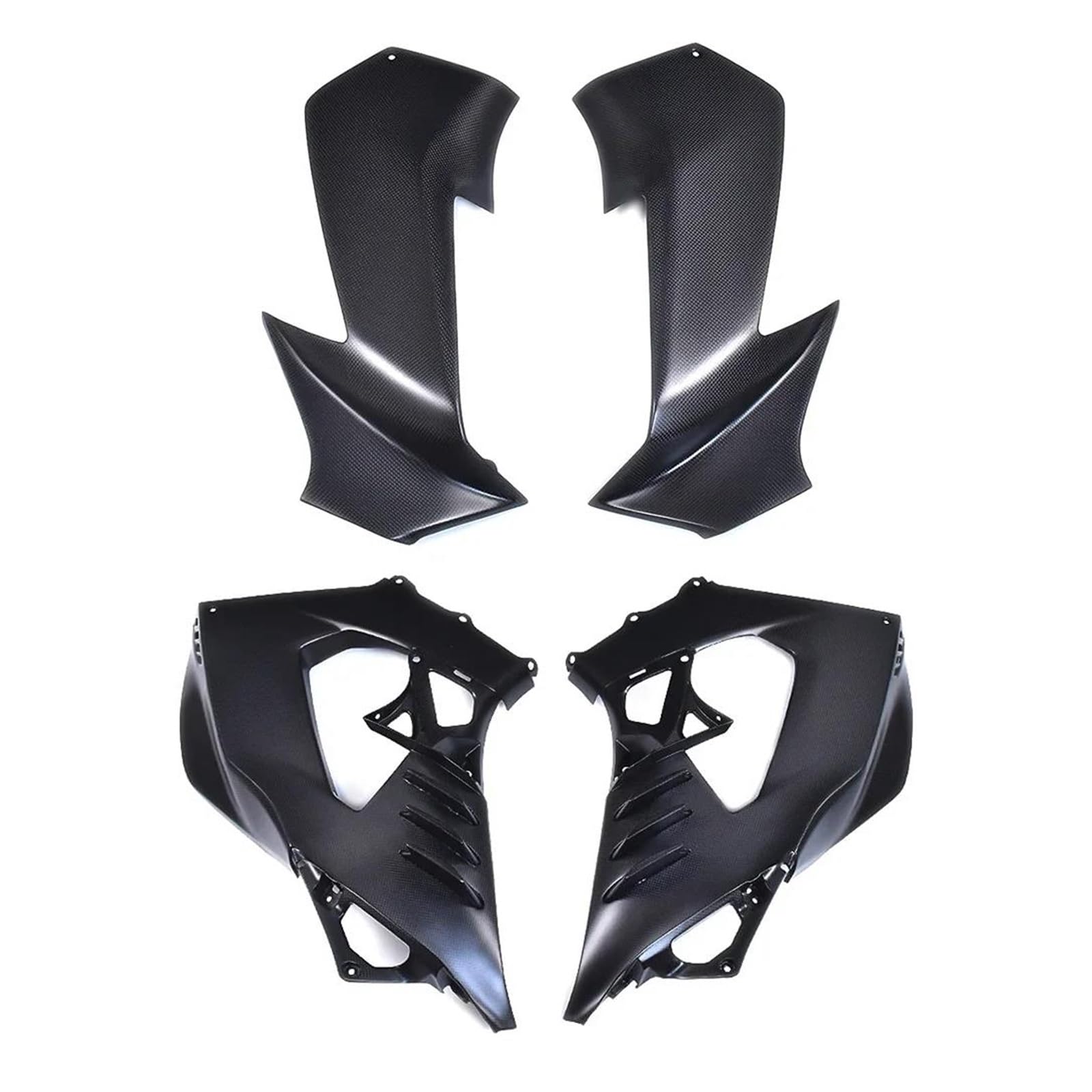 Motorrad Spoiler Für CBR1000RR-R 2021 2022 Motorrad Zubehör Spoiler Seite Panels Teile Verkleidungen Kits Motorrad Spoiler(Plain Weave 1 and 2) von CEIKOPQS