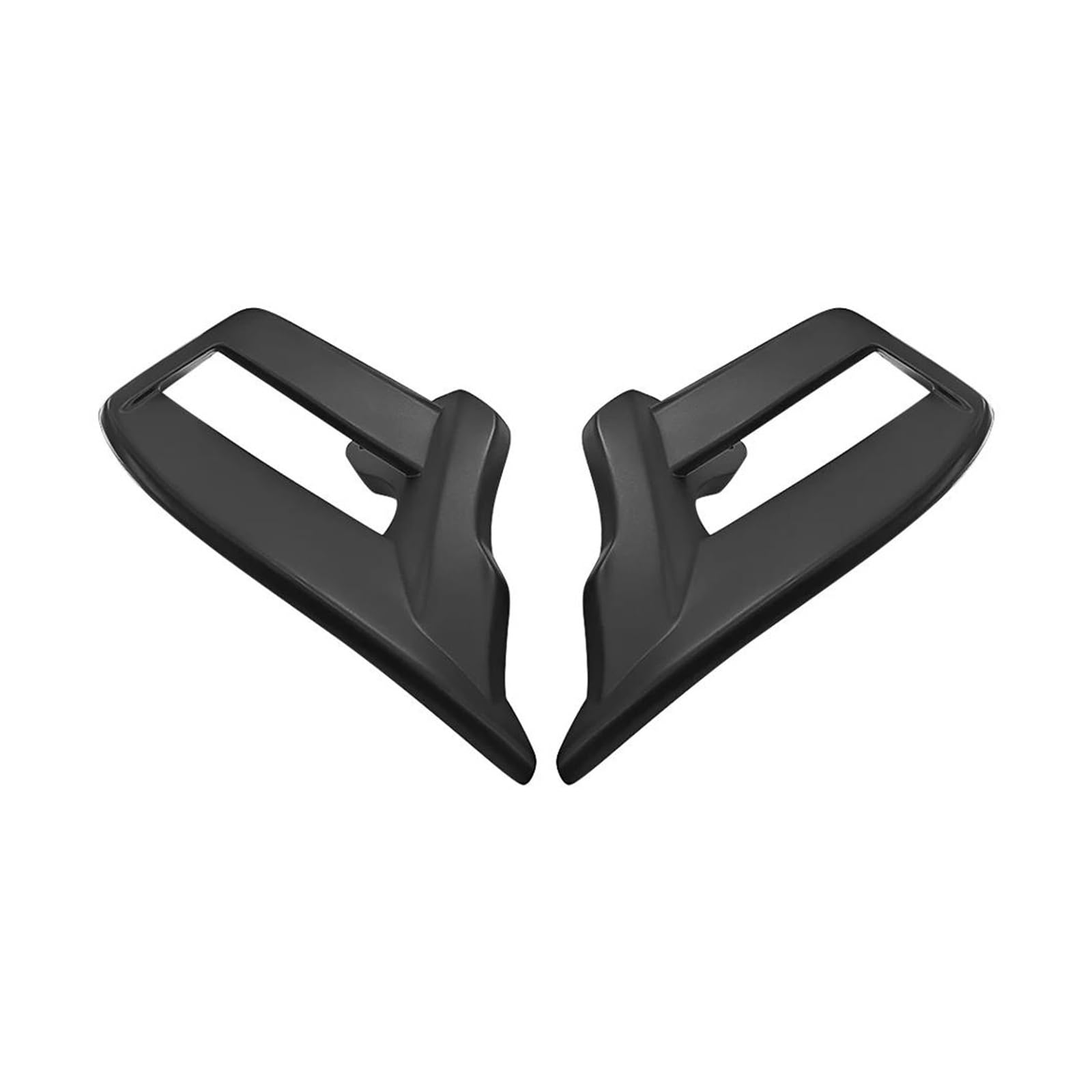 Motorrad Spoiler Für CBR650RR 2019-2023 Fixed Wing Motorrad Verkleidung Zubehör Seitenflügel Wettbewerbsfähiger Fixed Wing Motorrad Windflügel(Matte Black) von CEIKOPQS