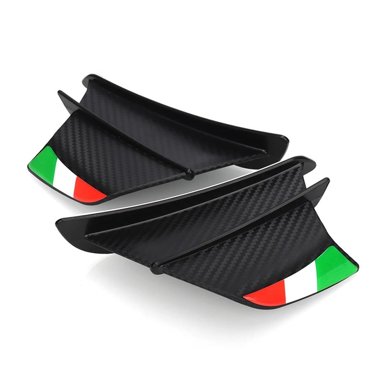 Motorrad Spoiler Für Ducati 899 959 1198 1198S 1199 1299 Panigale V4 V4S V4R V2 Supersport S Motorrad Winglet Aerodynamische Flügel Kit Spoiler(Water Ripples-B) von CEIKOPQS