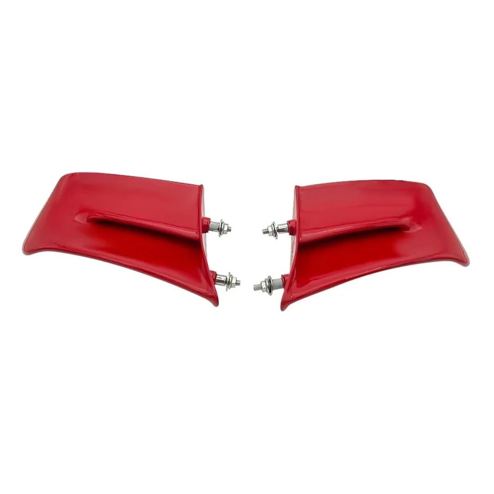 Motorrad Spoiler Für Ducati Panigale V4 V4S V4R 2022 2023 Motorrad Winglets Zubehör Seitenteile Fixed Wing Aerodynamik Verkleidung Kit(Red) von CEIKOPQS