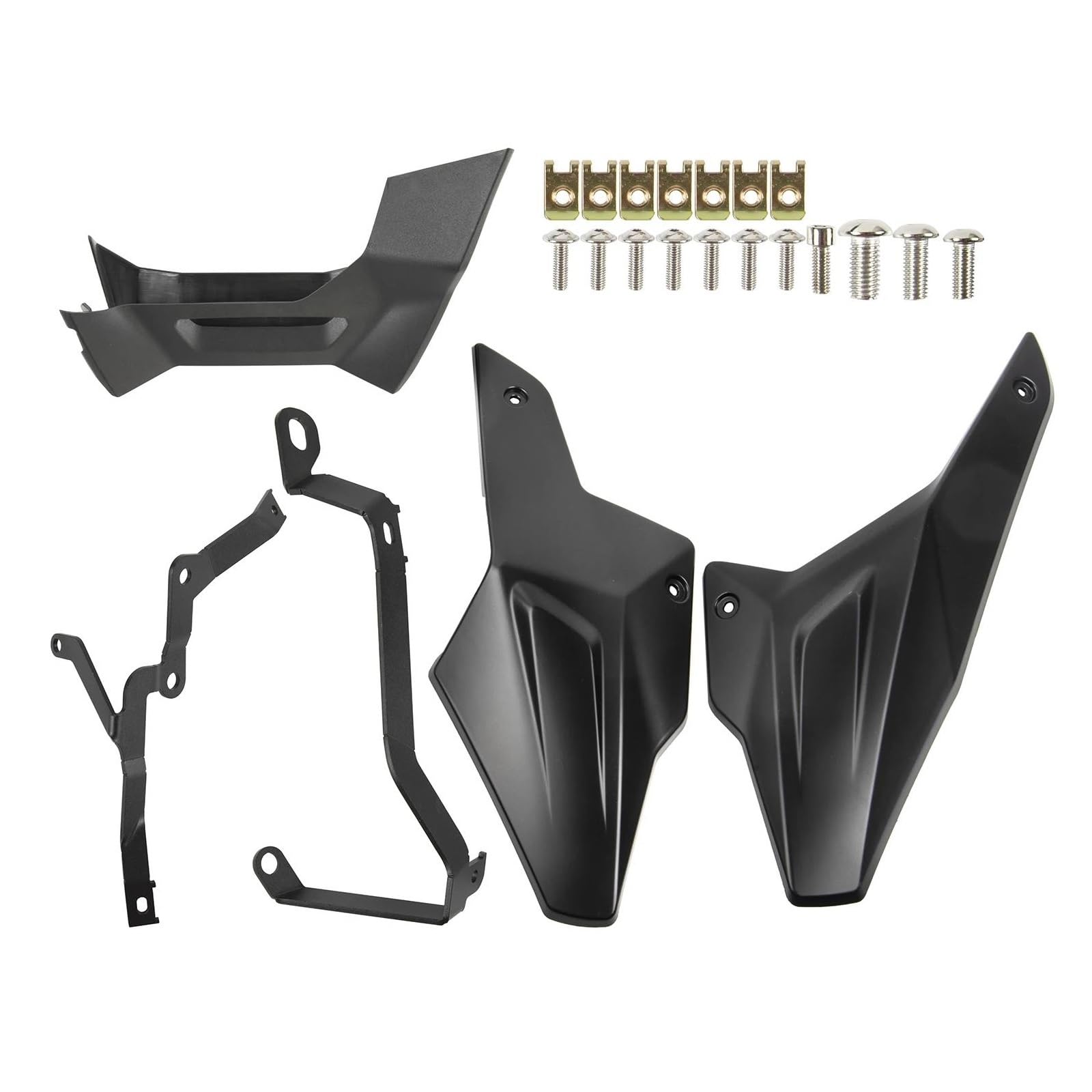 Motorrad Spoiler Für F 900R 900XR 2020-2024 Bauch Pan Bellypan Unteren Motor Chassis Spoiler Seite Verkleidung Motorrad Zubehör(Matte Black) von CEIKOPQS