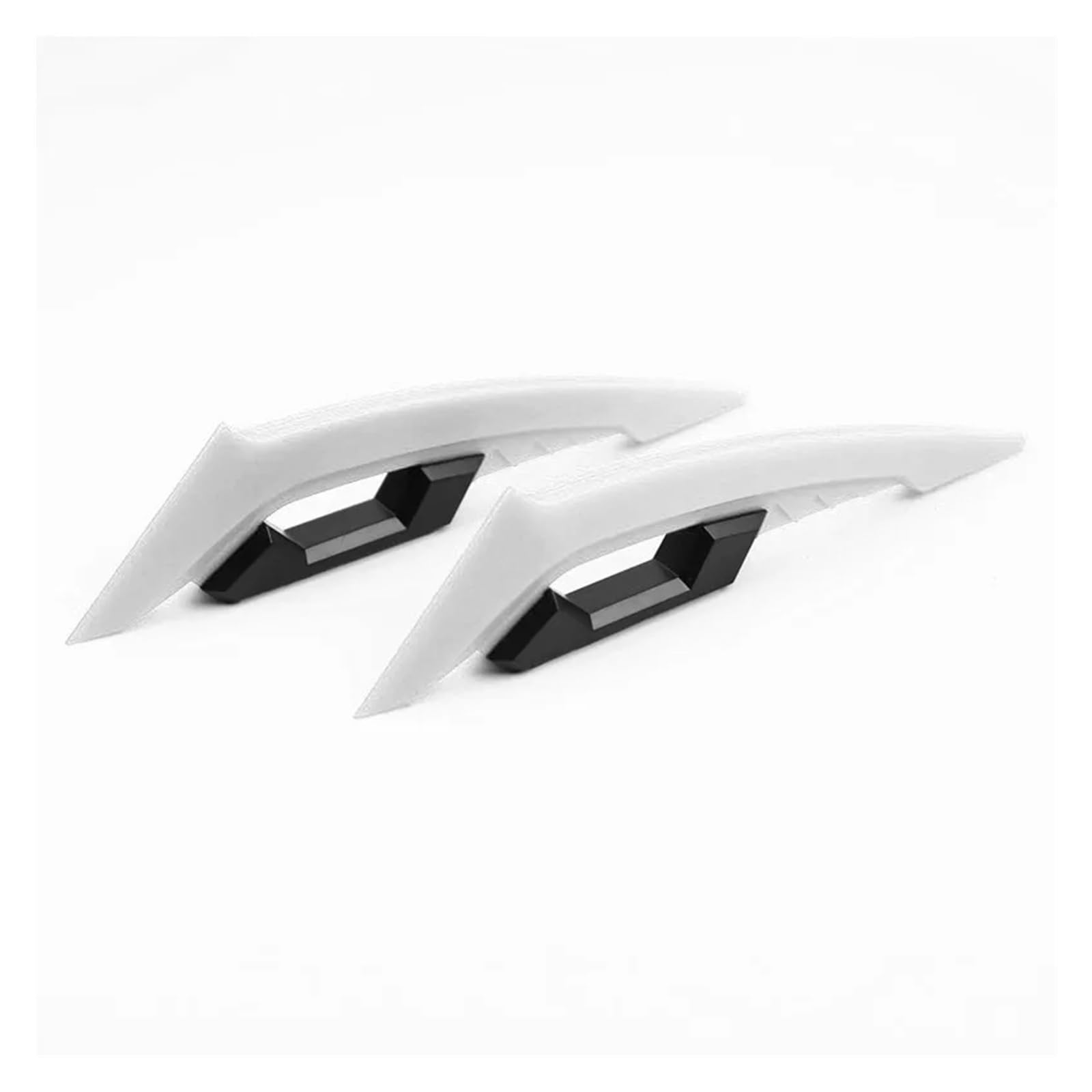 Motorrad Spoiler Für Kawasaki Für Suzuki Motorrad Frontverkleidung Winglets 1 Paar Universal Seitenspoiler Dynamischer Flügel Aufkleber Motorrad Winglet Aerodynamisch(White) von CEIKOPQS