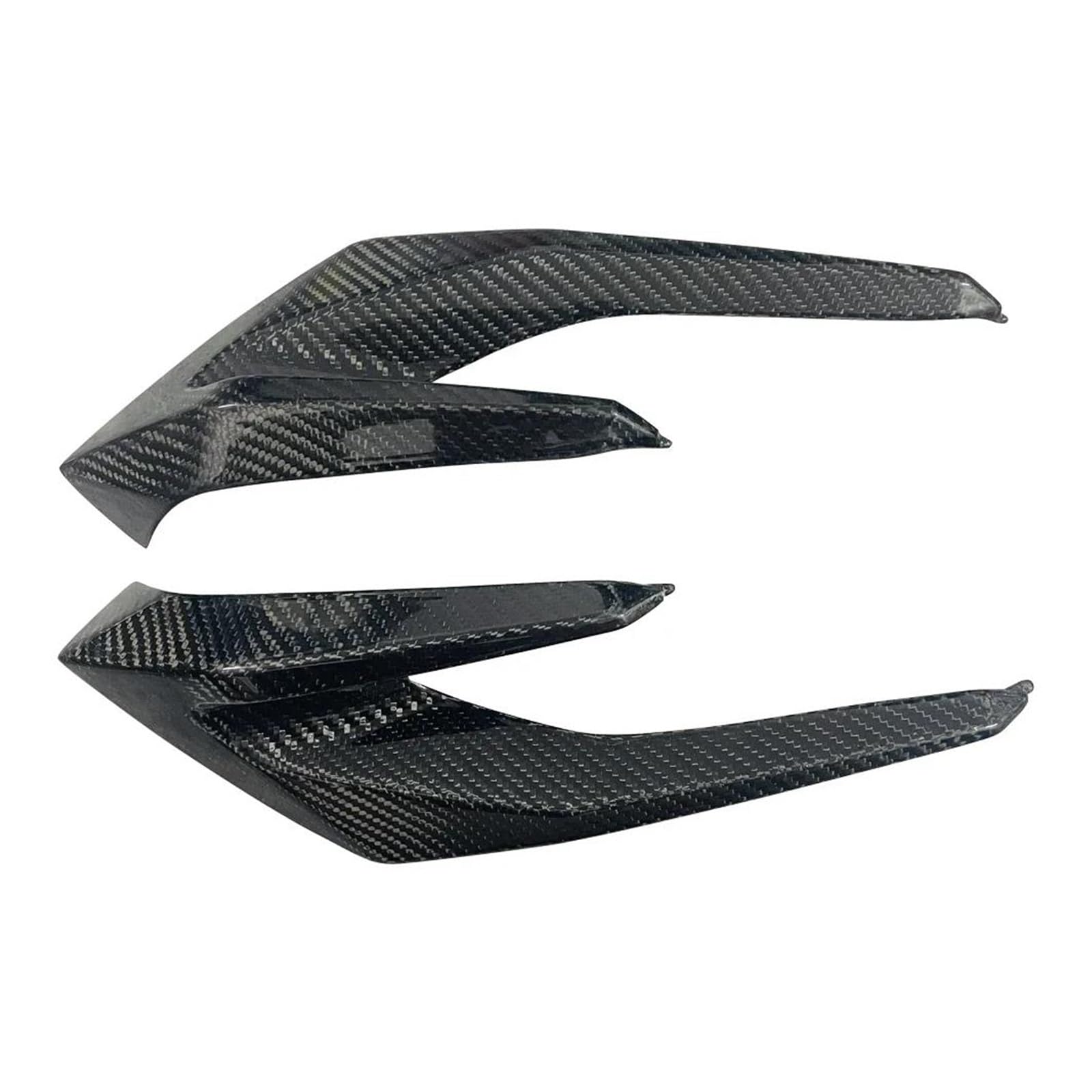 Motorrad Spoiler Für Kawasaki Ninja 500 2024 Motorrad Zubehör Seite Panel Spoiler Vordere Abdeckung Kleine Platte Air Spoiler von CEIKOPQS