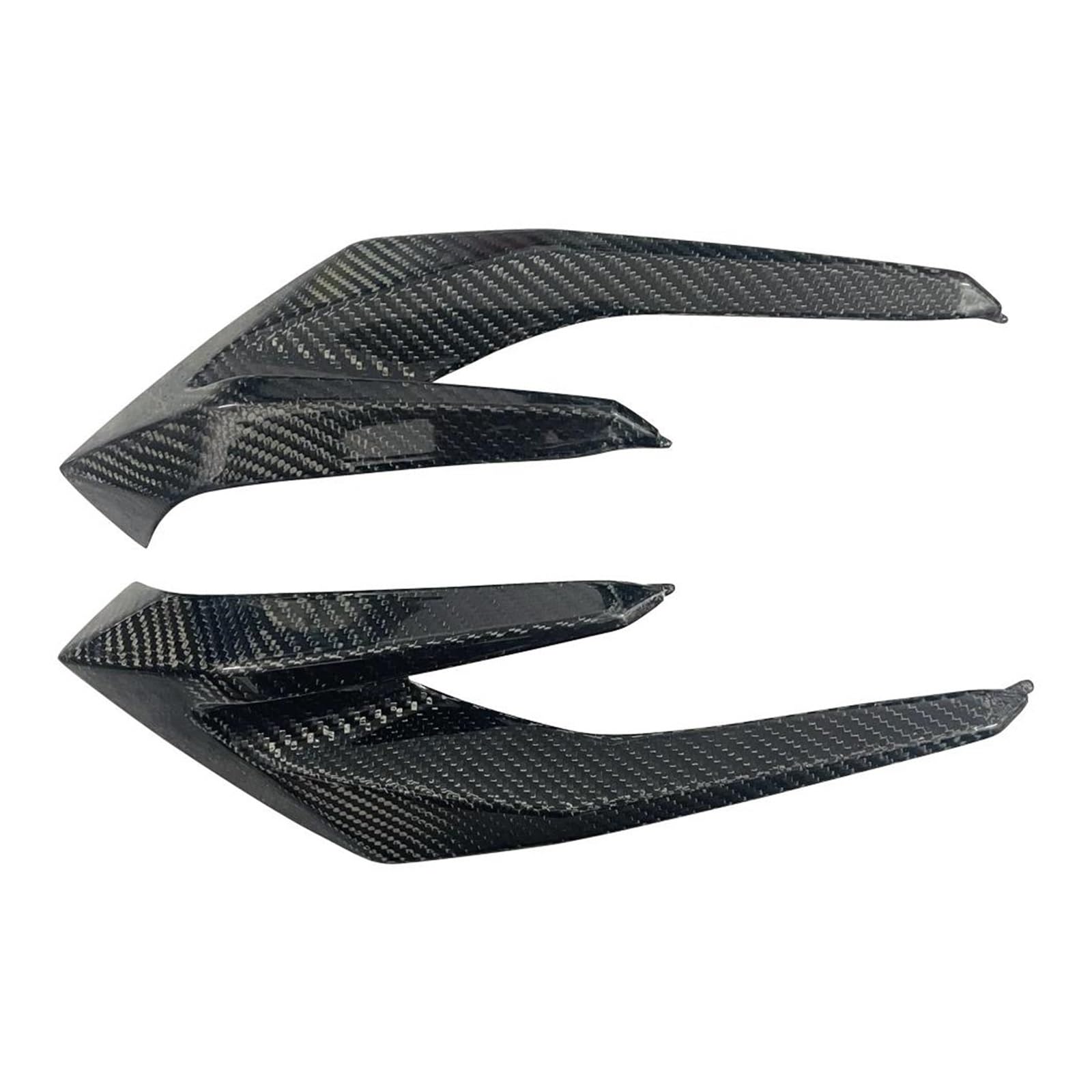 Motorrad Spoiler Für Kawasaki Ninja 500 Motorrad Zubehör Seite Panel Spoiler Vordere Abdeckung Kleine Panel Air Guid Motorrad Spoiler Flügel von CEIKOPQS