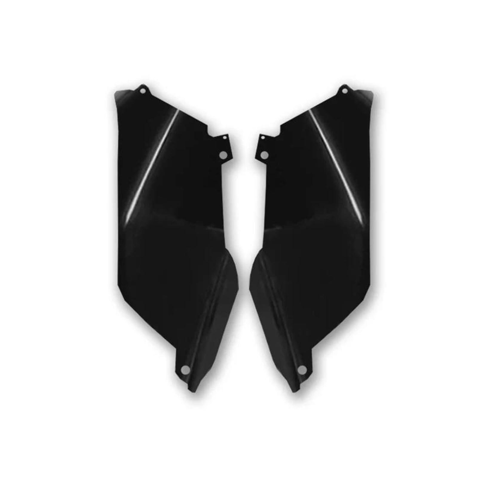 Motorrad Spoiler Für Kawasaki Z-900 2017-2022 2023 Gas Tank Side Trim Abdeckung Panel Verkleidung Gugel Schützen Zubehör Motor Verkleidung(Glossy Black) von CEIKOPQS