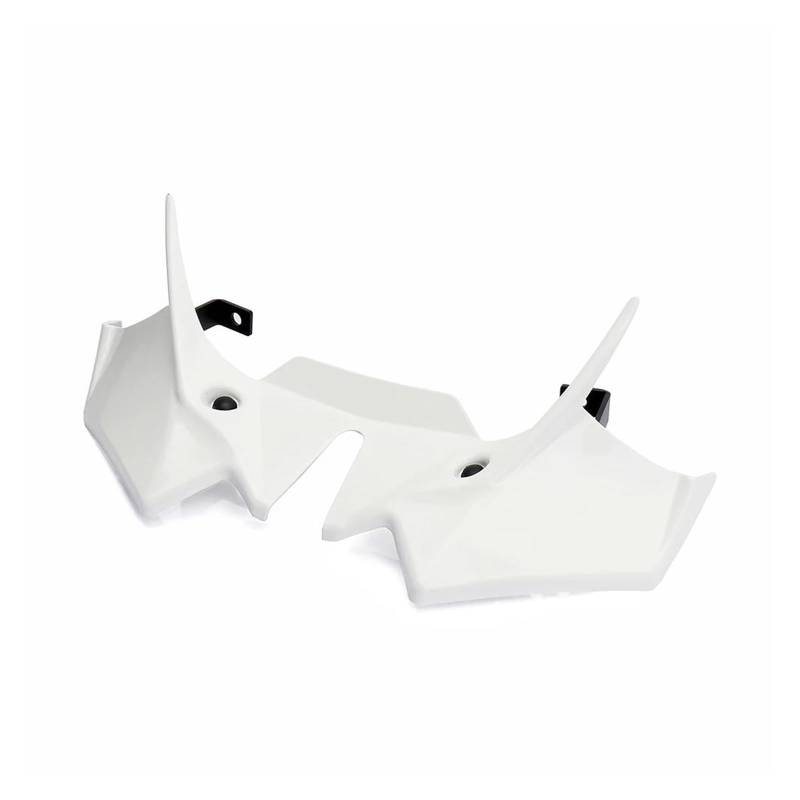 Motorrad Spoiler Für Kawasaki Z650 2021-2024 ABS Unten Winglet Aerodynamische Flügel Kit Spoiler Windabweiser Front Verkleidung Motorrad Zubehör(White) von CEIKOPQS