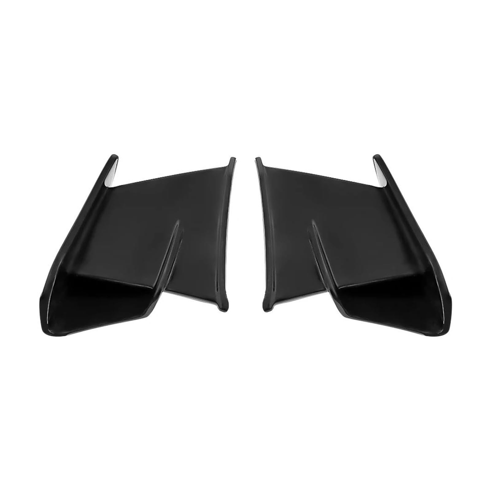 Motorrad Spoiler Für Kawasaki ZX-6R ZX-636 2024 Verkleidung Fixed Wing Motorrad Zubehör Modifizierte Aerodynamische Winglet Gugel 4 Stücke(Glossy Black Up) von CEIKOPQS