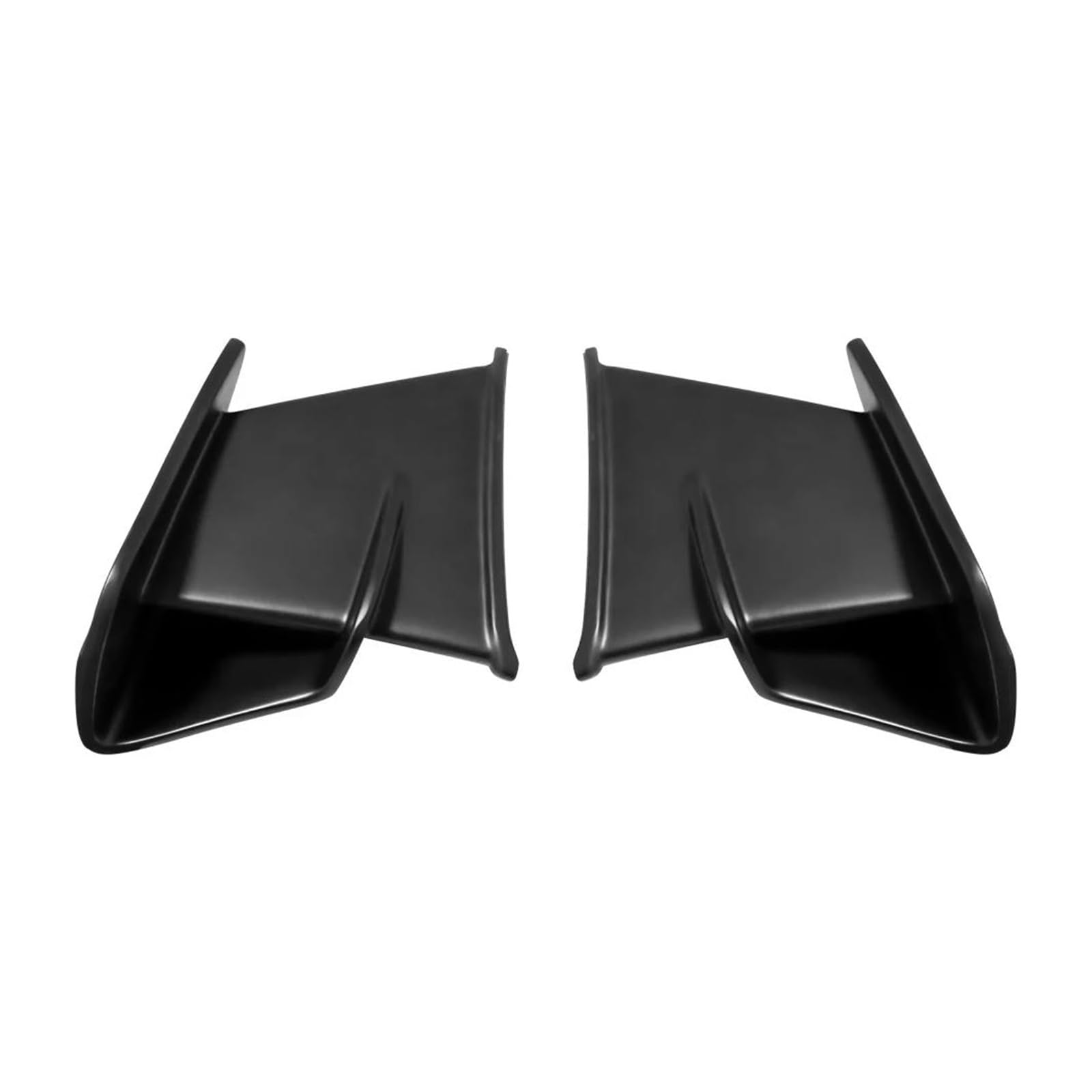 Motorrad Spoiler Für Kawasaki ZX-6R ZX-636 2024 Verkleidung Fixed Wing Motorrad Zubehör Modifizierte Aerodynamische Winglet Gugel 4 Stücke(Matte Black Up) von CEIKOPQS