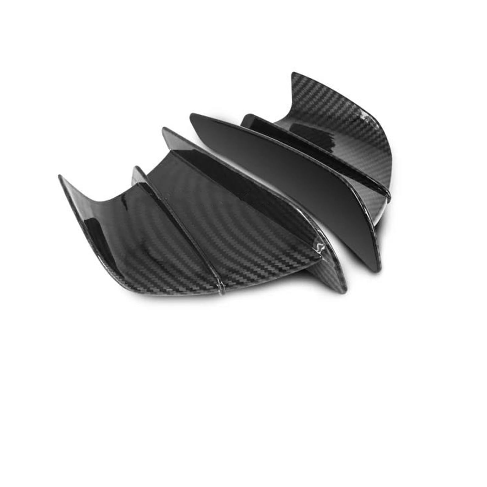 Motorrad Spoiler Für MV Agusta Superveloce 75. VOR 800 F4 RR F3 Rosso RC 675 Motorrad Verkleidung Seite Winglet Aerodynamische Flügel Spoiler(Carbon Fiber Texture) von CEIKOPQS