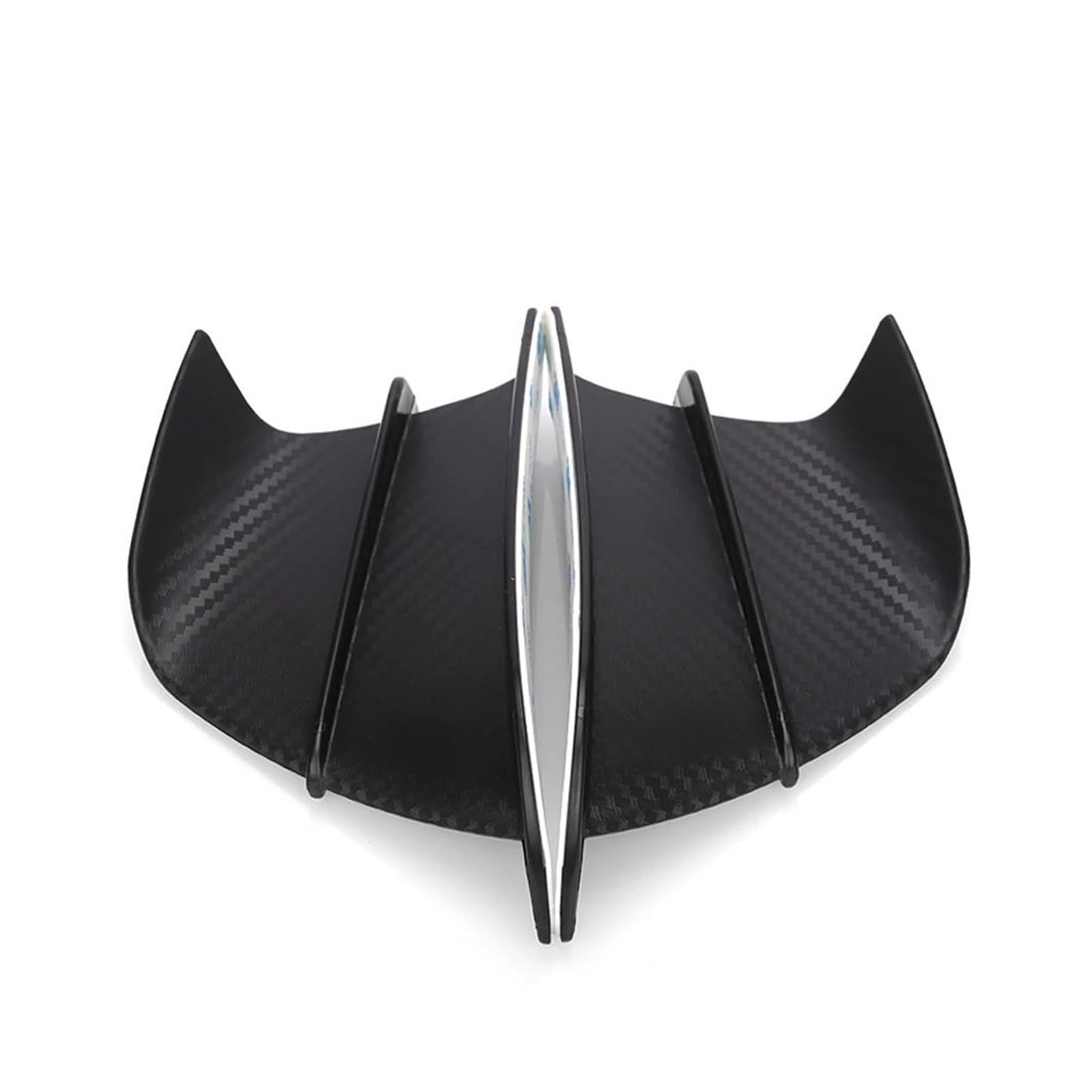 Motorrad Spoiler Für Ninja ZX6R 636 ZX-25R ZX6RR ZX-6 ZX10R ZX1400 ZX14R ZZR1400 ZZR1100 Motorrad Winglet Aerodynamische Flügel Kit Spoiler(Matte Black) von CEIKOPQS