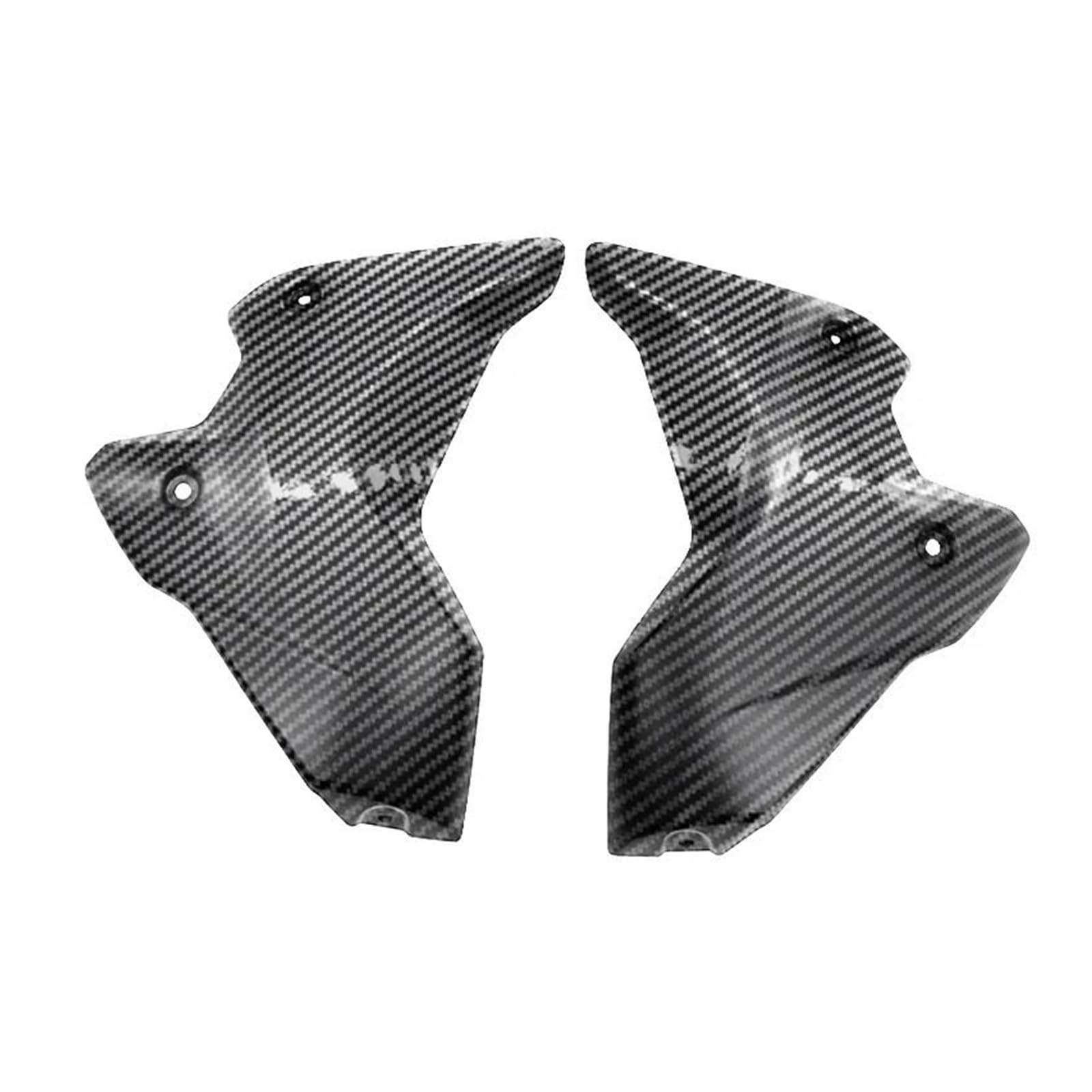 Motorrad Spoiler Für R1250GS LC 2018-2023 Motorrad Front Kühler Guardt Rahmen Seite Panel Verkleidung Abdeckung Guar(Carbon Fiber Look) von CEIKOPQS