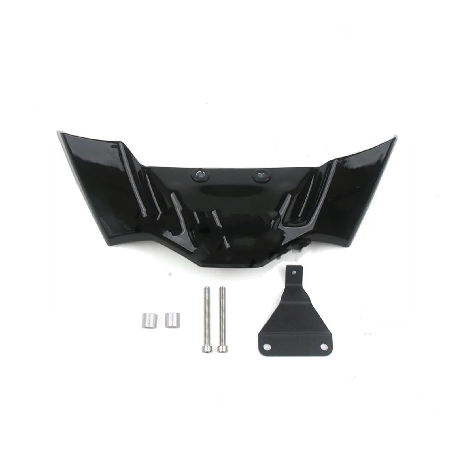 Motorrad Spoiler Für S1000R 2021 2022 2023 S 1000 R S1000 R Motorrad Flügel Verkleidung Abtrieb Nackt Vorne Aerodynamische Spoiler Winglet(Bright Black) von CEIKOPQS