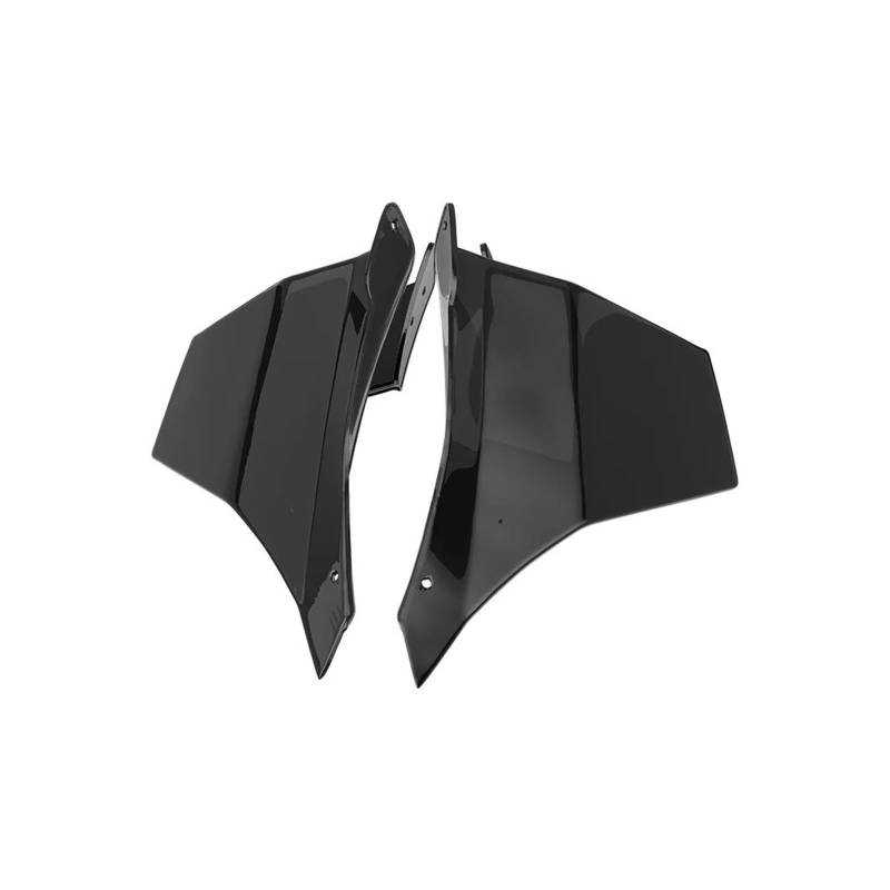 Motorrad Spoiler Für S1000R M1000R 2019 2020 2021 2022 Motorrad Verkleidung Winglet Windschutzscheibe Flügel Verkleidung Vorne Aerodynamische Spoiler(Bright Black) von CEIKOPQS