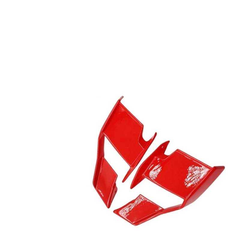 Motorrad Spoiler Für S1000R M1000R 2021 2022 2023 S 1000 R Motorrad Windschutzscheibe Flügel Verkleidung Vorne Aerodynamische Spoiler Winglet(Bright red) von CEIKOPQS