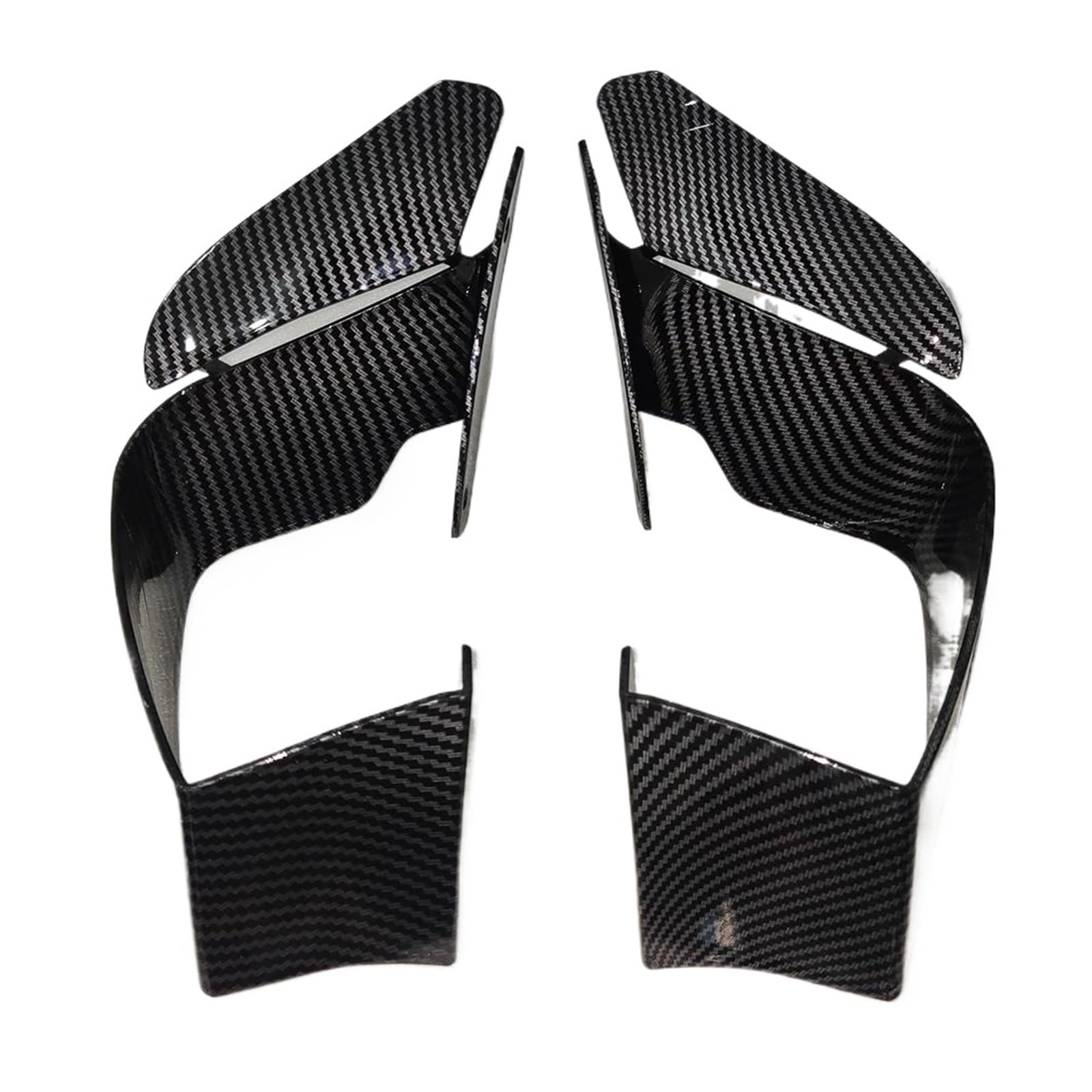 Motorrad Spoiler Für S1000RR 2018 2015 2016 2017 Motorräder Zubehör Winglet Aerodynamische Flügel Kit Spoiler Motorrad Spoiler(Carbon Fiber Paint) von CEIKOPQS