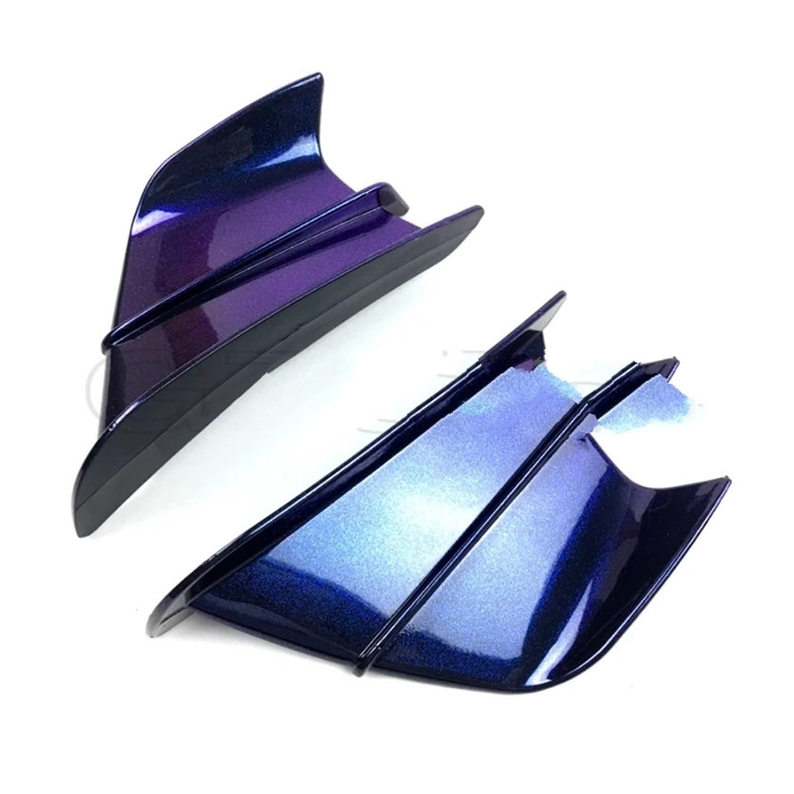 Motorrad Spoiler Für S1000RR Für H2 ABS Für Yamaha YZF R1 R25 Für Kawasaki H2 H2R Motorrad Aerodynamische Winglets Dynamische Flügel Kit Front Verkleidung von CEIKOPQS