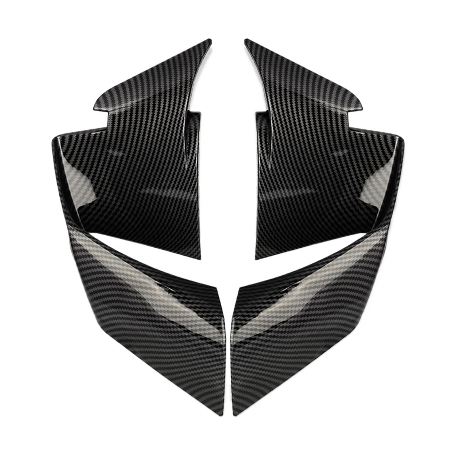 Motorrad Spoiler Für S1000RR M1000RR 2019 2020 2021 2022 Winglet Motorräder Aerodynamische Flügel Kit Spoiler Zubehör(Carbon Fiber) von CEIKOPQS