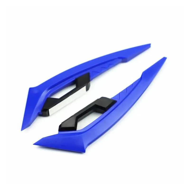 Motorrad Spoiler Für Suzuki 1 Paar Motorrad Frontverkleidung Winglets Universal Seitenspoiler Dynamischer Flügel Aufkleber Spoiler Flügel Winglet Dekorieren(Blue) von CEIKOPQS