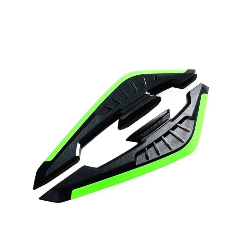 Motorrad Spoiler Für Suzuki 1 Paar Motorrad Winglet Aerodynamischer Spoiler Dynamischer Flügel Mit Selbstklebendem Dekorationsaufkleber Für Motorrad-Roller(Greener) von CEIKOPQS